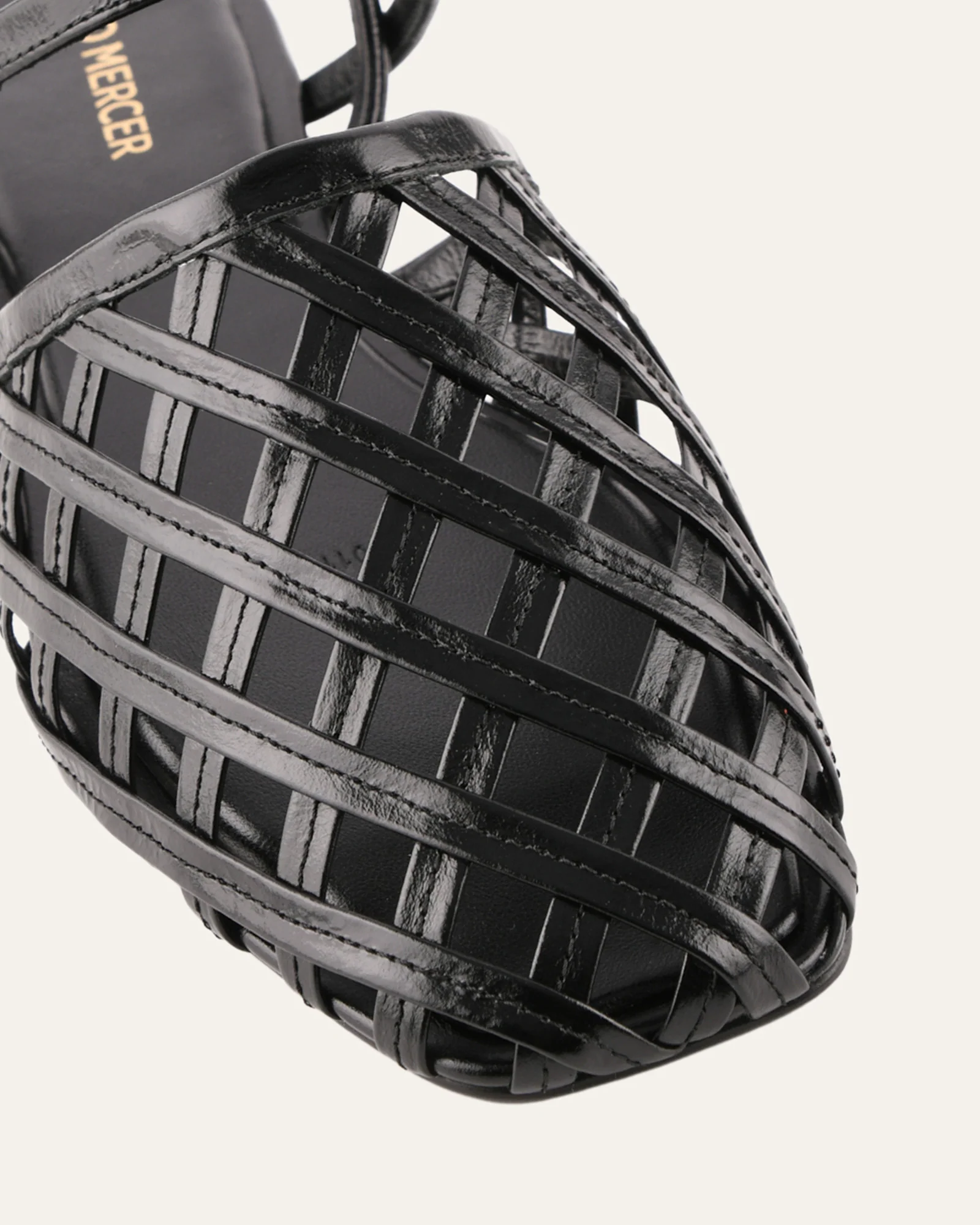 EROS CASUAL FLATS BLACK LEATHER - Image 4