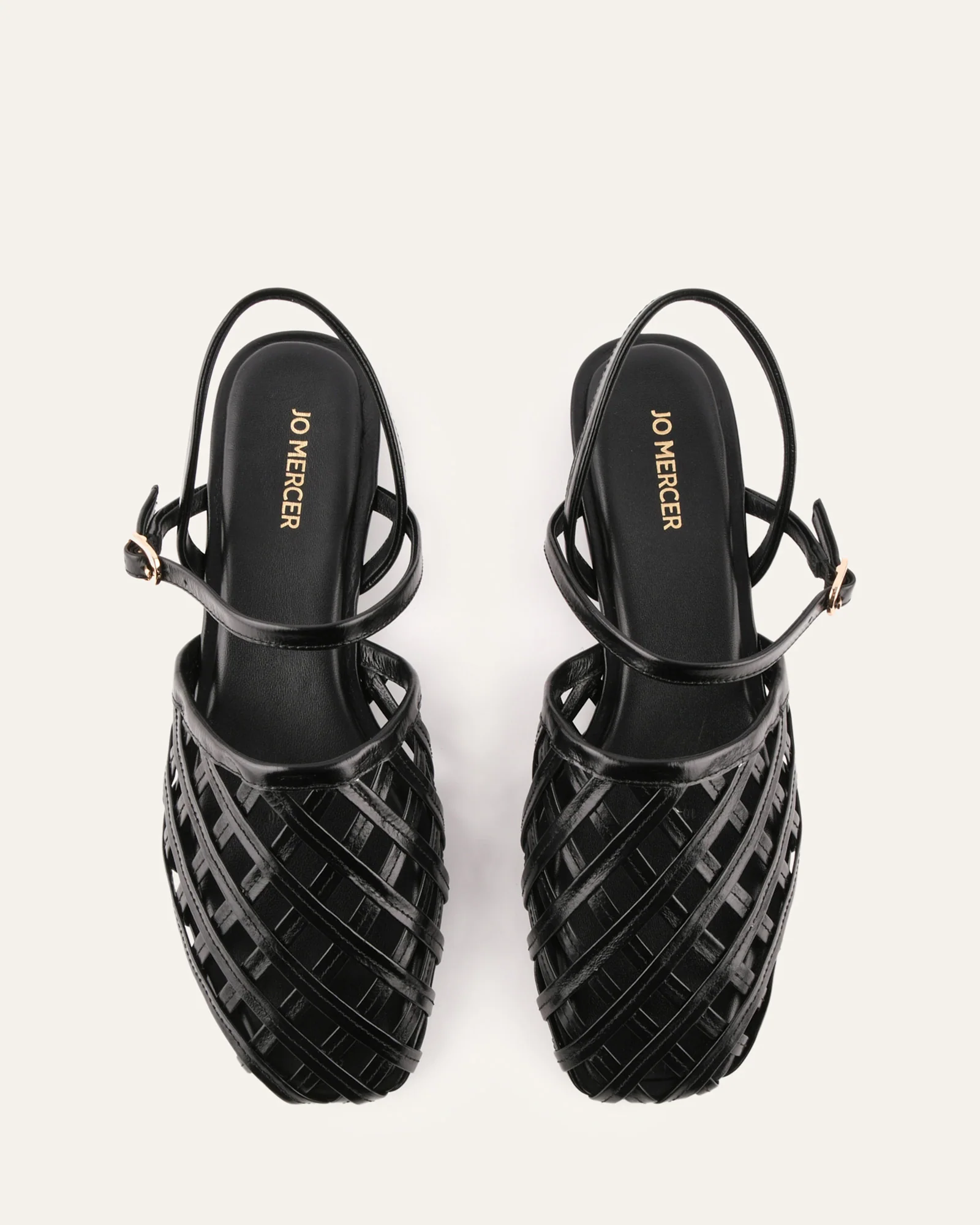 EROS CASUAL FLATS BLACK LEATHER - Image 7