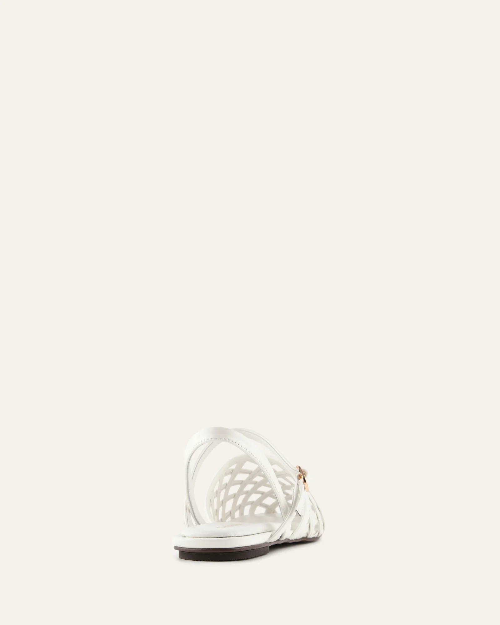 EROS CASUAL FLATS WHITE LEATHER - Image 5