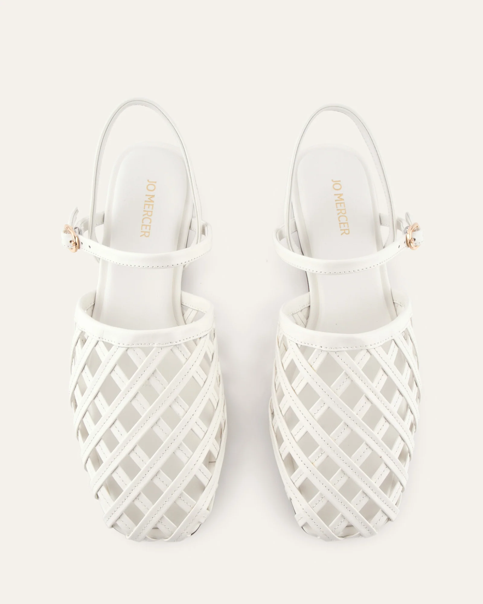 EROS CASUAL FLATS WHITE LEATHER - Image 7