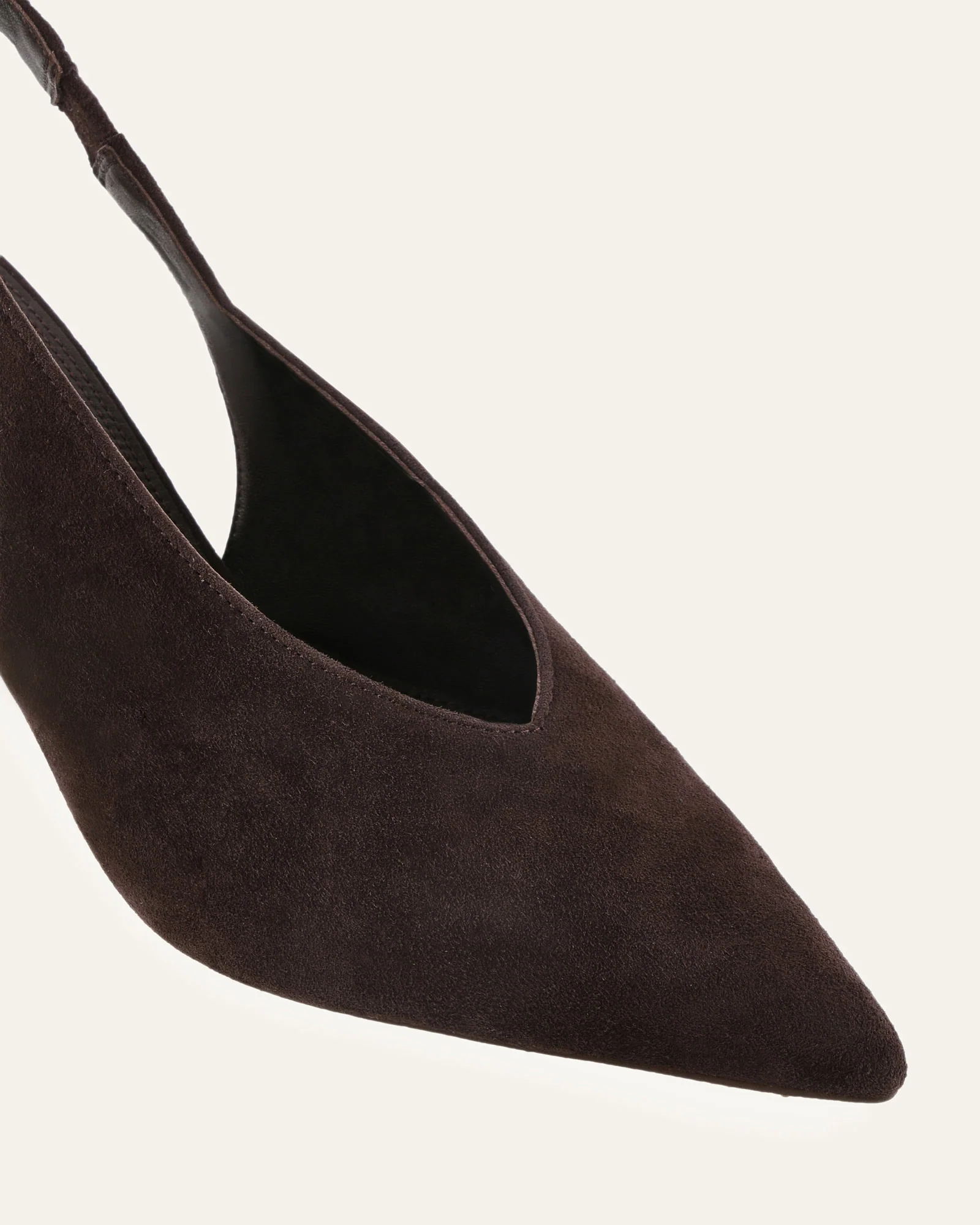 EVIE MID HEELS BITTER CHOC SUEDE - Image 3