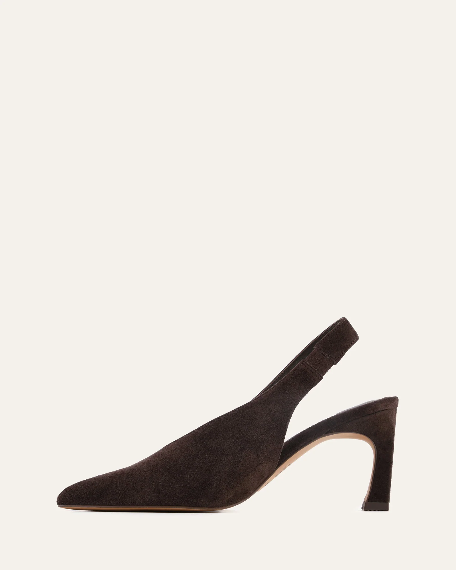 EVIE MID HEELS BITTER CHOC SUEDE - Image 5