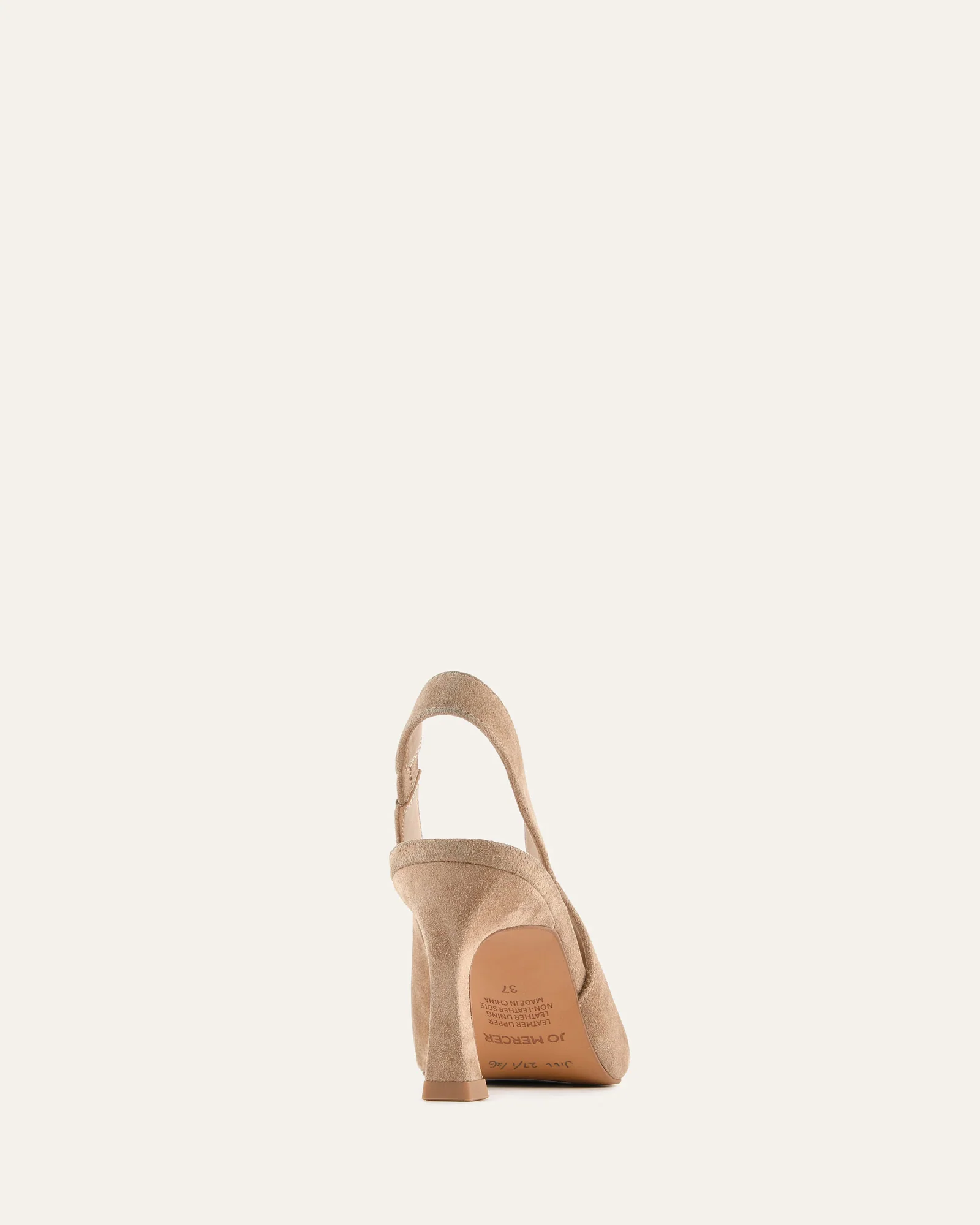 EVIE MID HEELS LATTE SUEDE - Image 4