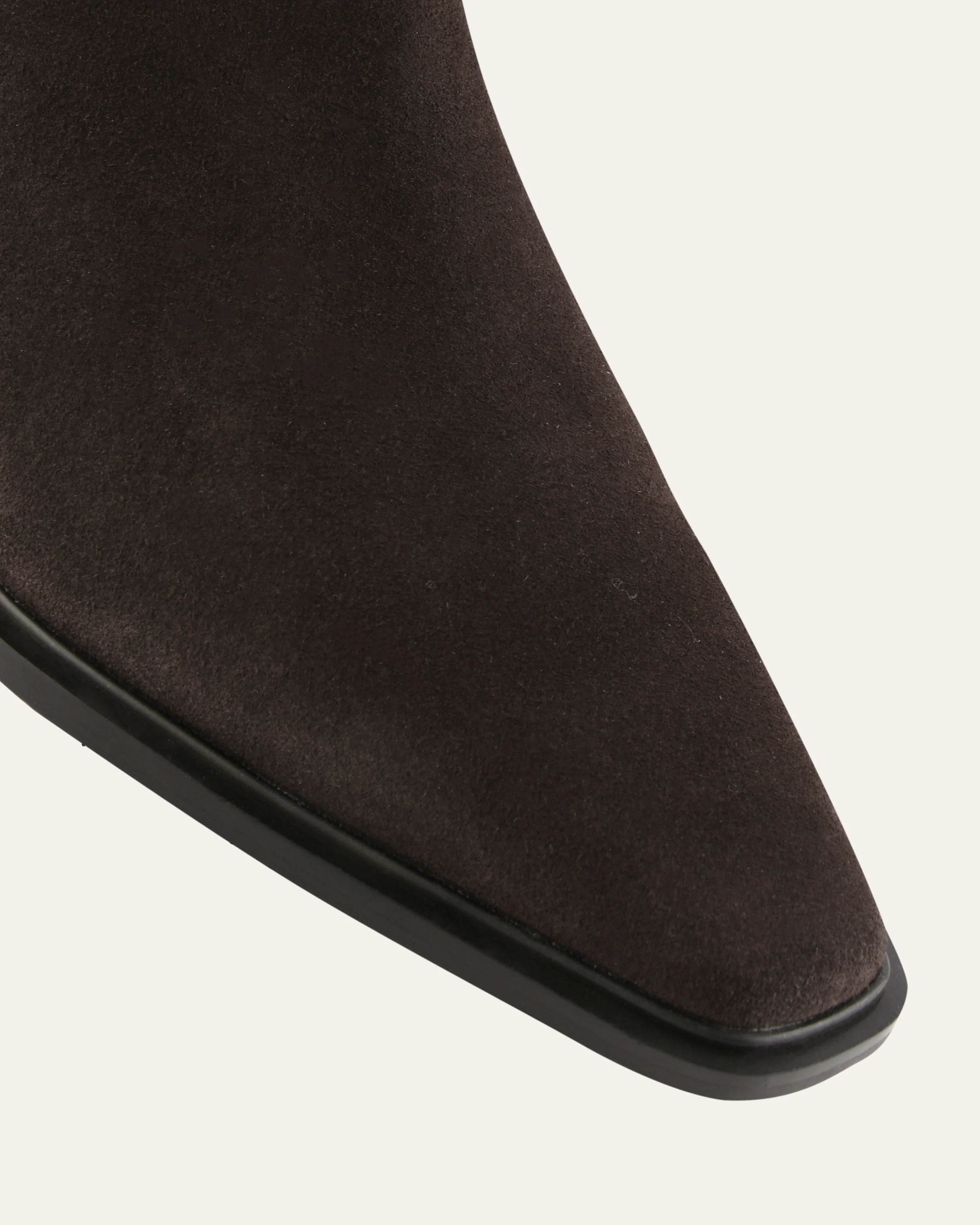 FABLE FLAT ANKLE BOOTS BITTER CHOC SUEDE - Image 3