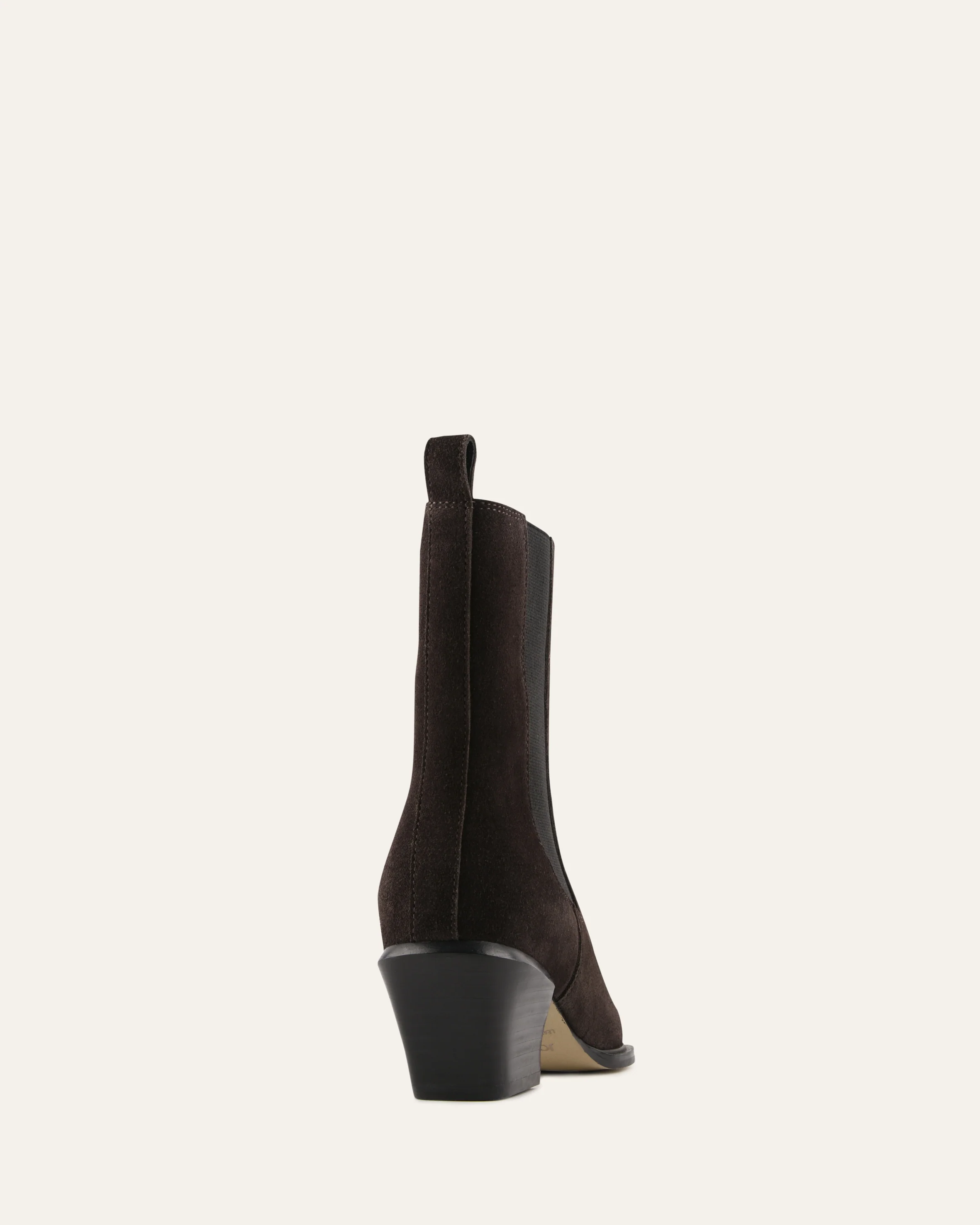 FABLE FLAT ANKLE BOOTS BITTER CHOC SUEDE - Image 4
