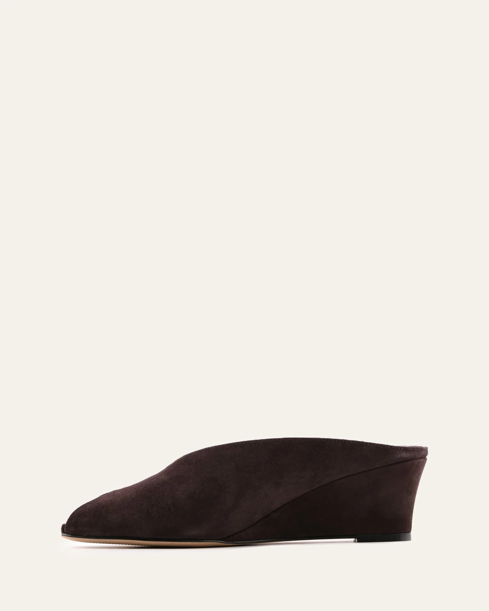 FERRIS MID HEEL SANDALS BITTER CHOC SUEDE - Image 6