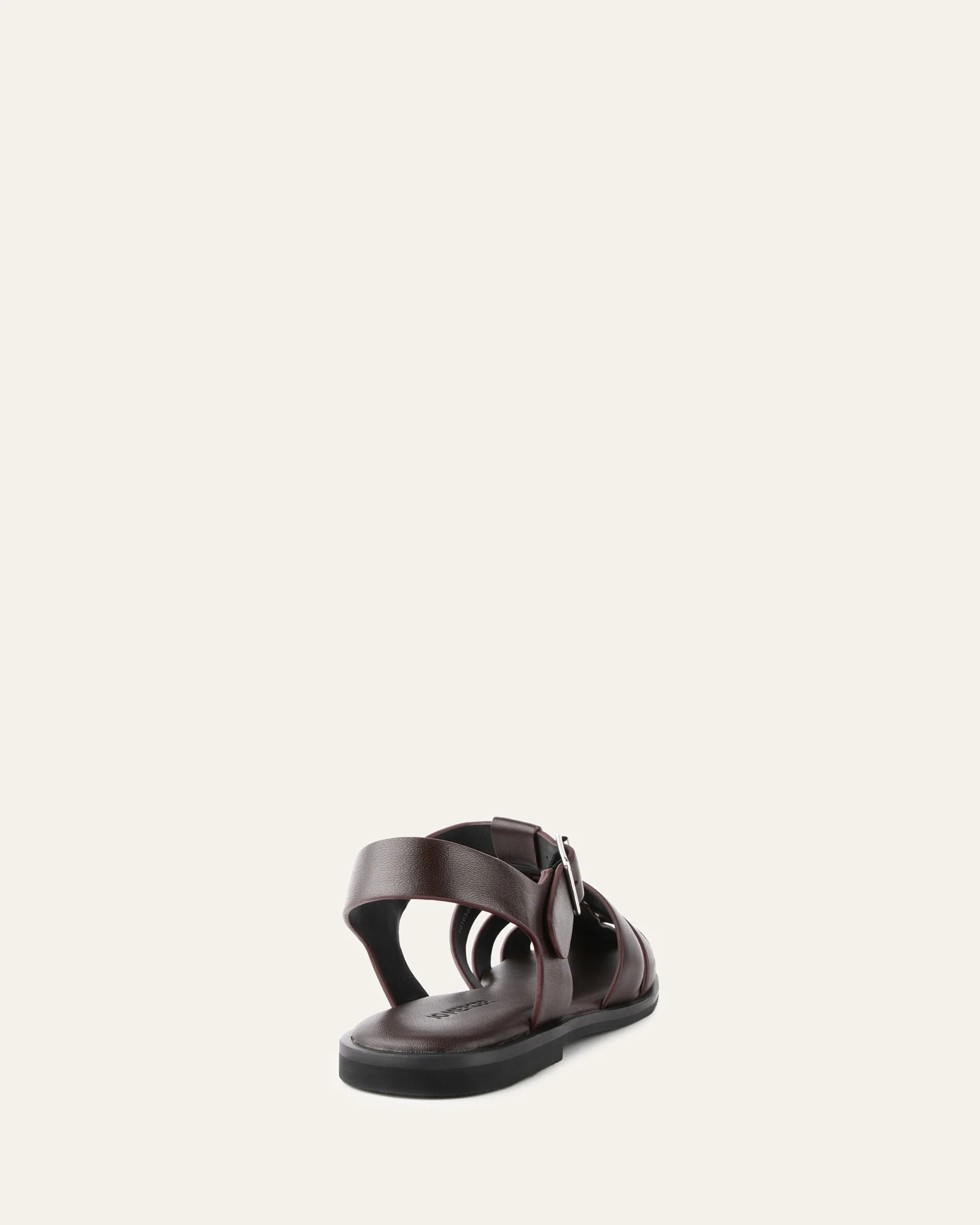 FINN FLAT SANDALS CHOCOLATE LEATHER - Image 5