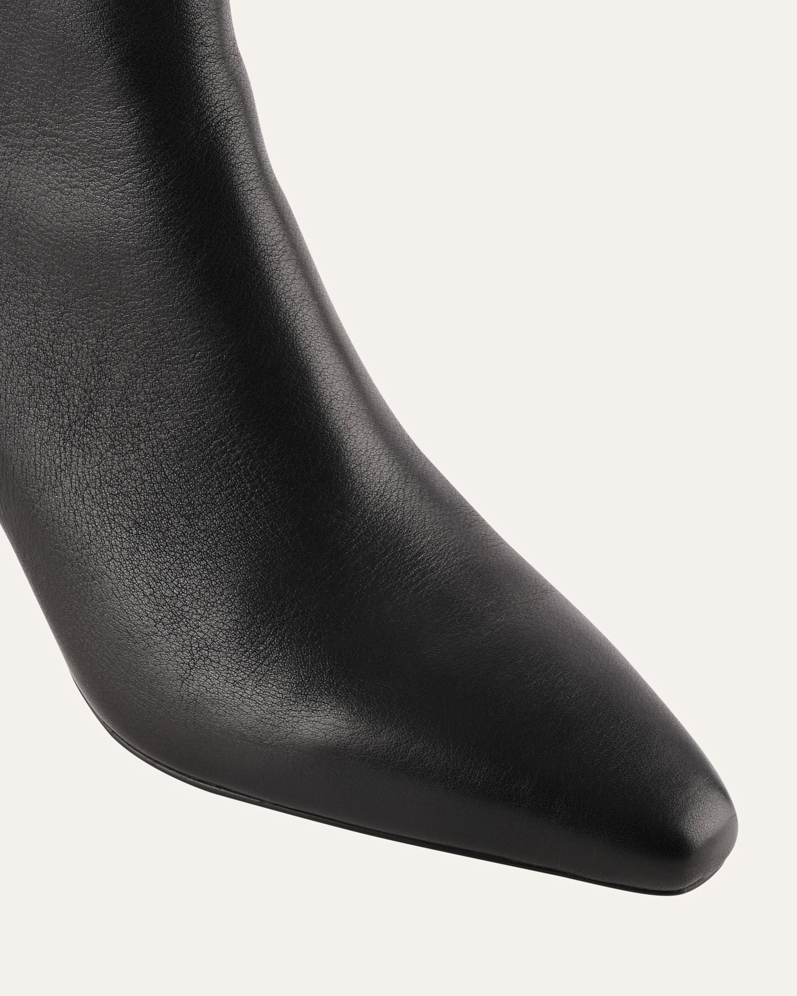 GABBY MID ANKLE BOOTS BLACK LEATHER - Image 4