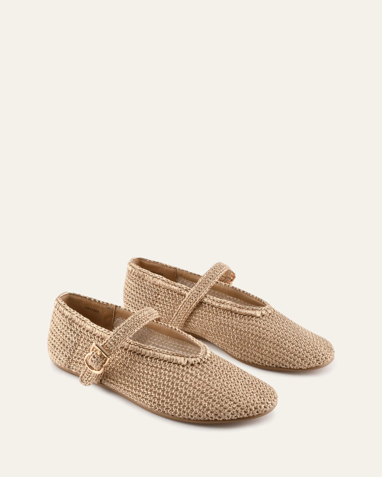 GEORGIE BALLET FLATS SOFT GOLD METALLIC - Image 2