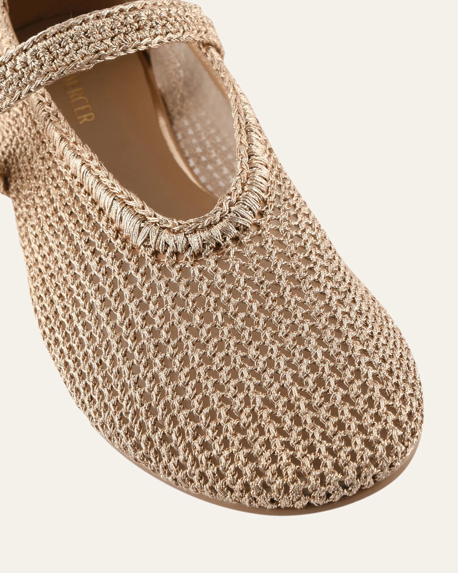 GEORGIE BALLET FLATS SOFT GOLD METALLIC - Image 3