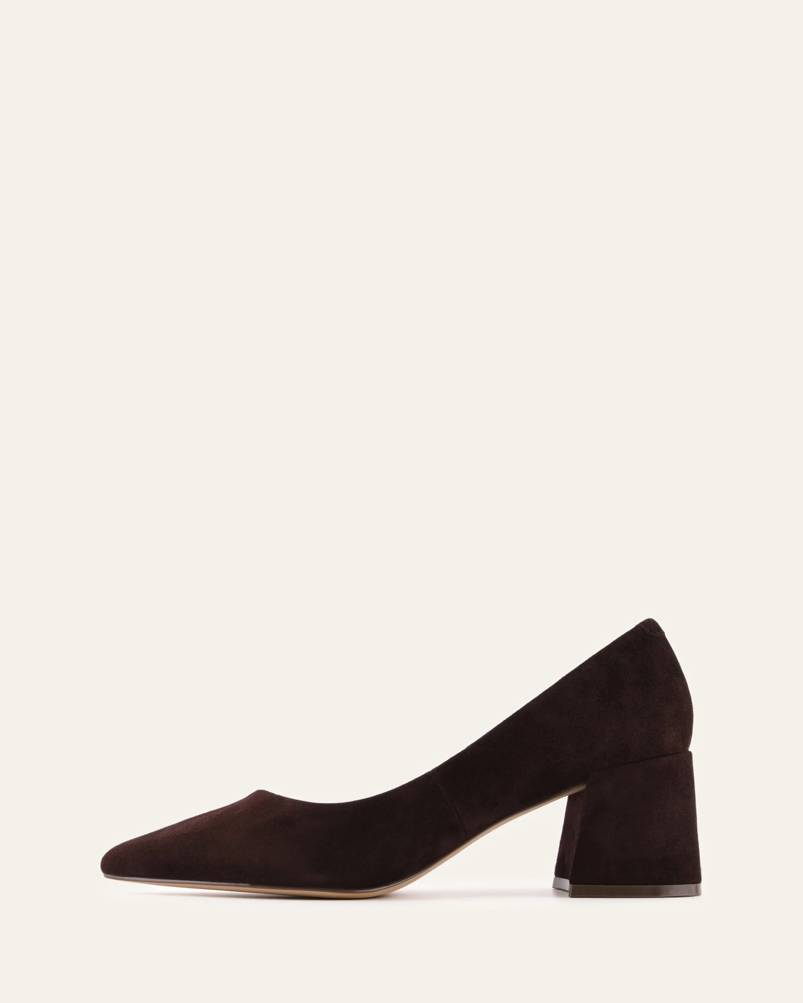 GESSO MID HEELS BITTER CHOC SUEDE - Image 5