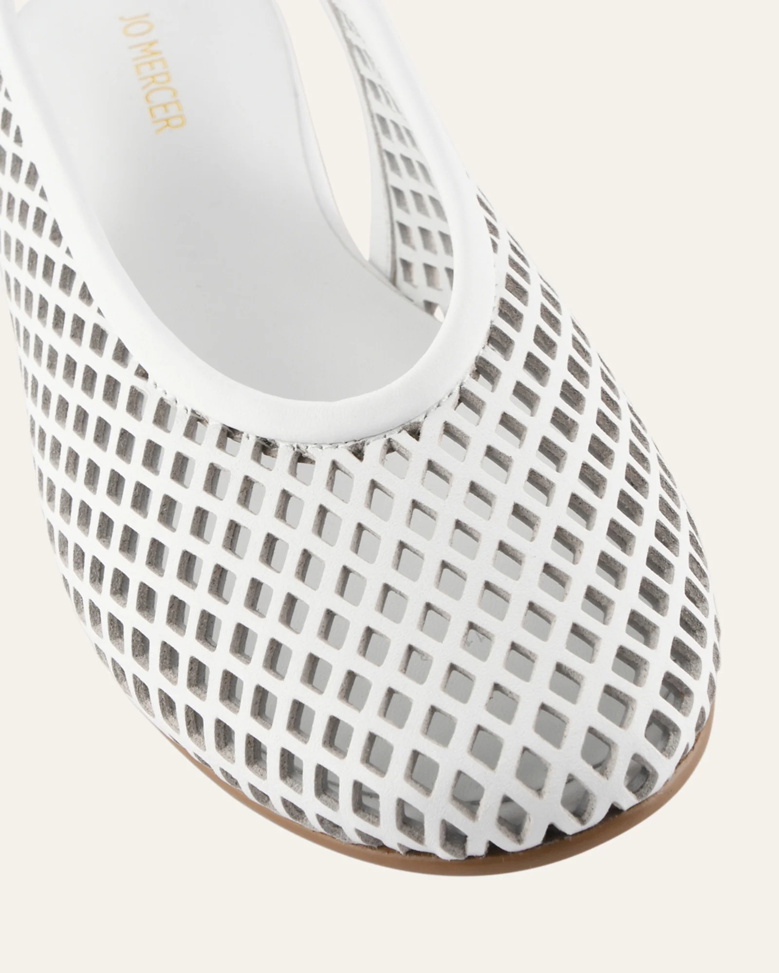 GINKO CASUAL FLATS WHITE LEATHER - Image 4