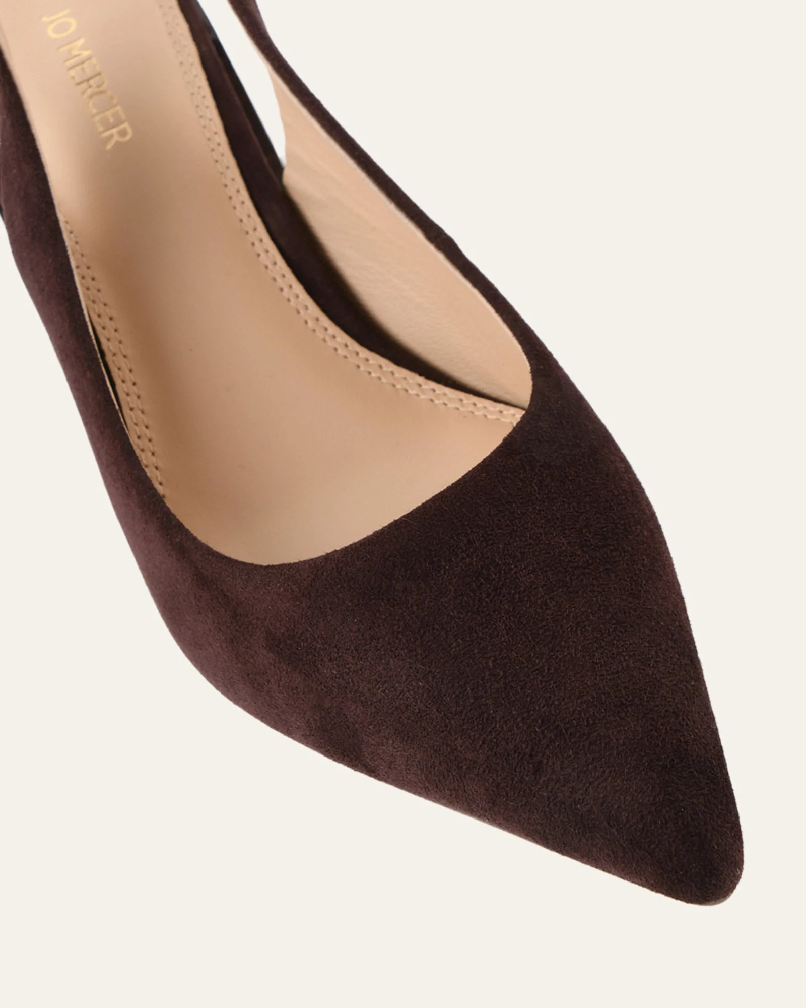 GLIDE MID HEELS BITTER CHOC SUEDE - Image 3