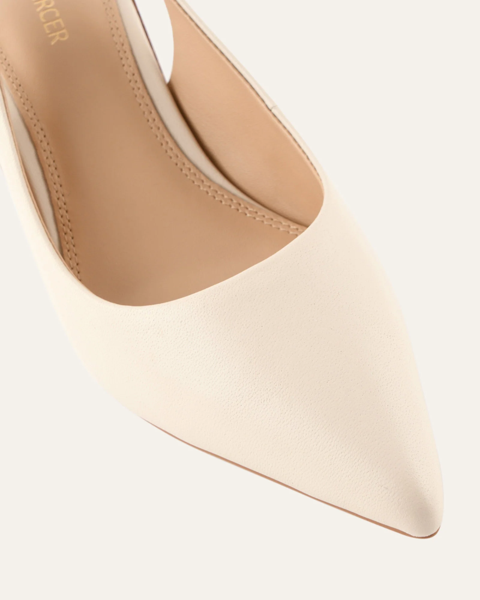 GLIDE MID HEELS OFF WHITE LEATHER - Image 4