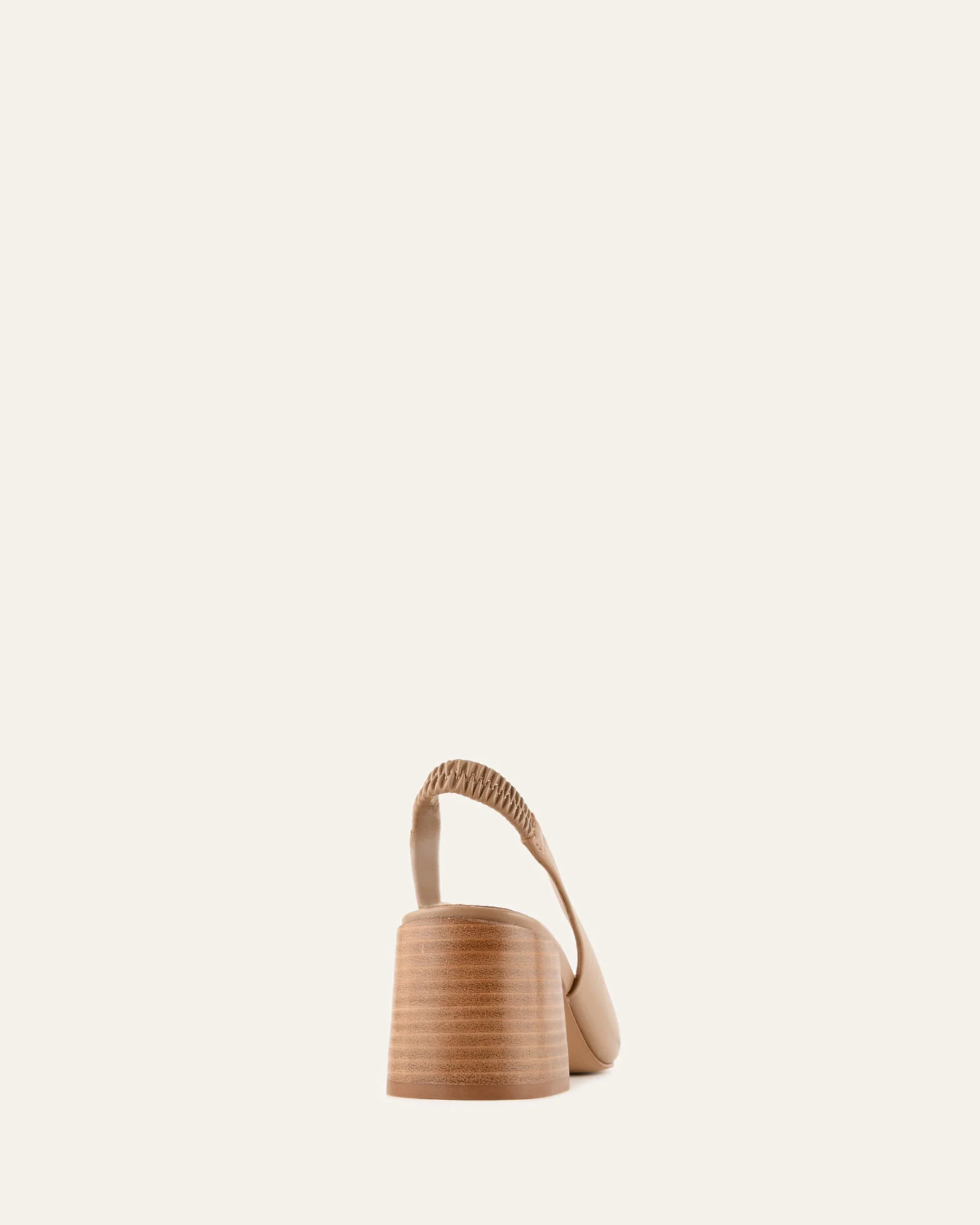 GLIDE MID HEELS TAN LEATHER - Image 5
