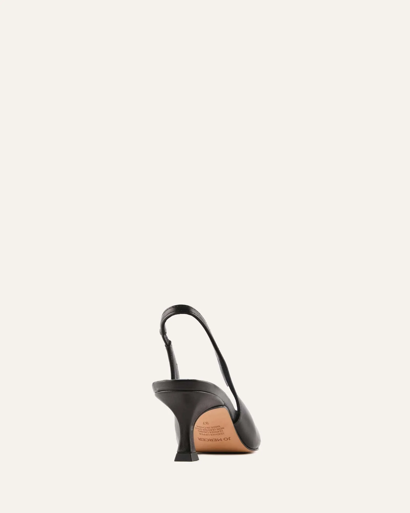 GRACIE LOW HEELS BLACK LEATHER - Image 4