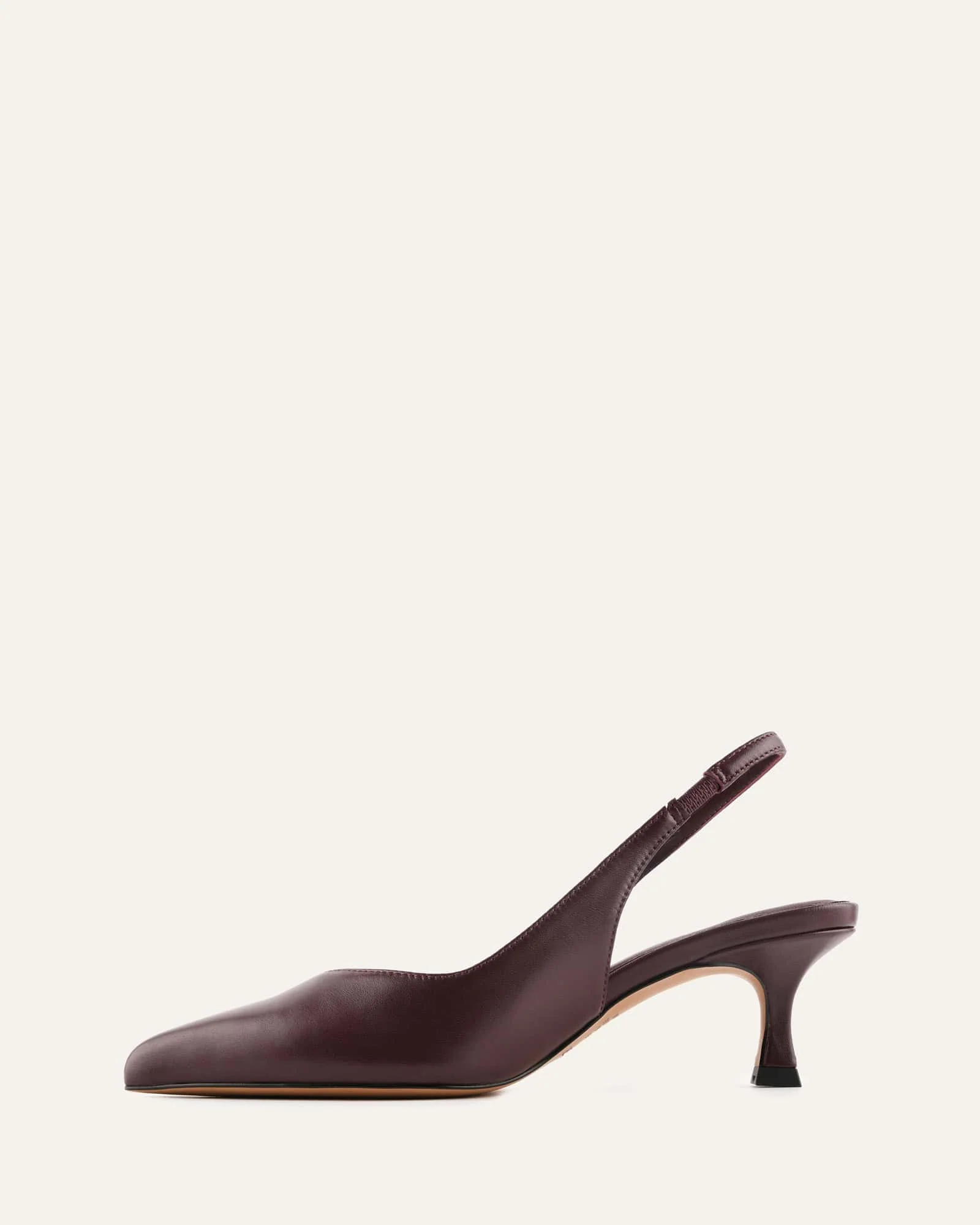 GRACIE LOW HEELS MERLOT LEATHER - Image 5