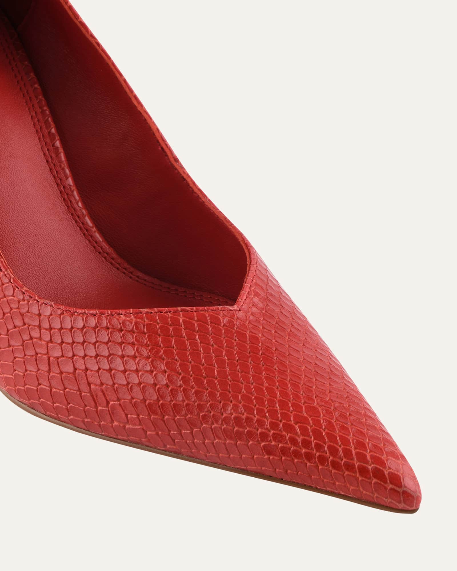GRANGER HIGH HEELS CHILLI SNAKE PRINT LEATHER - Image 3