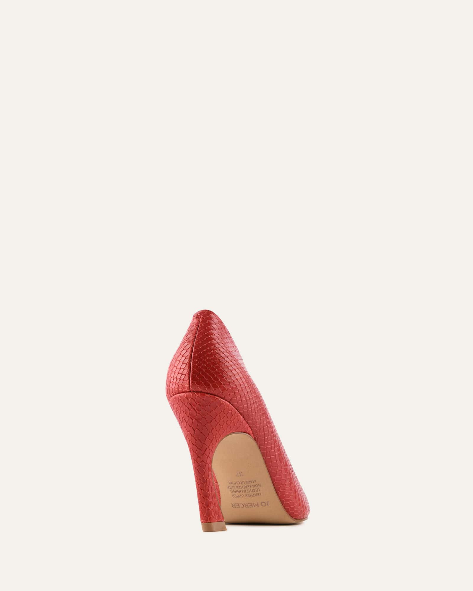 GRANGER HIGH HEELS CHILLI SNAKE PRINT LEATHER - Image 4