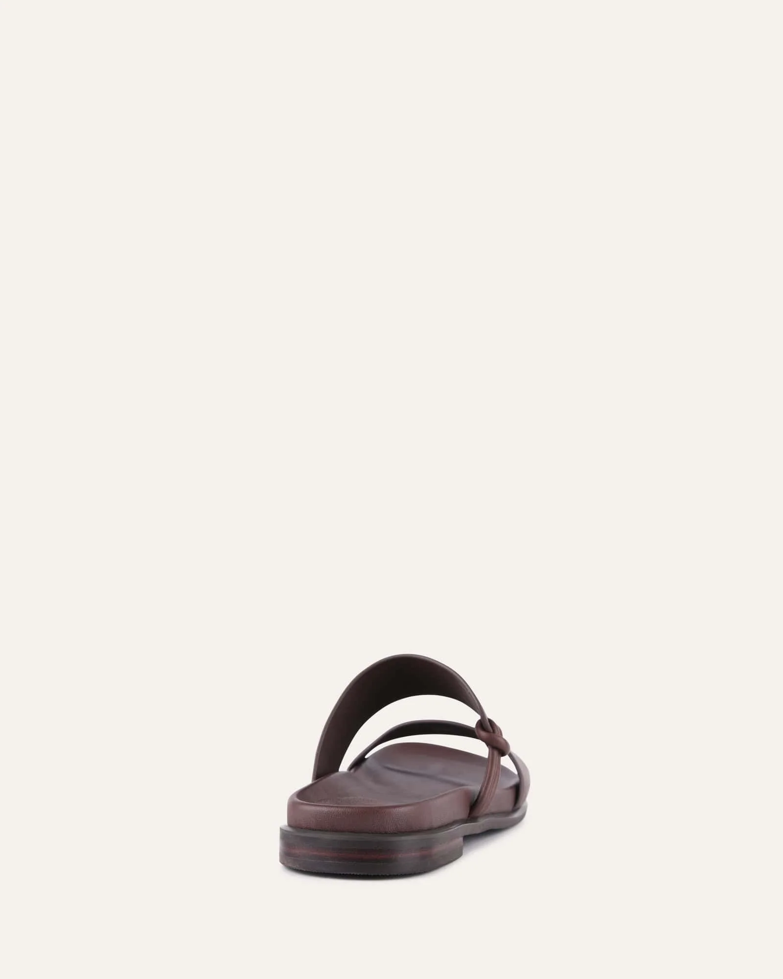 HAYES FLAT SANDALS BROWN LEATHER - Image 5