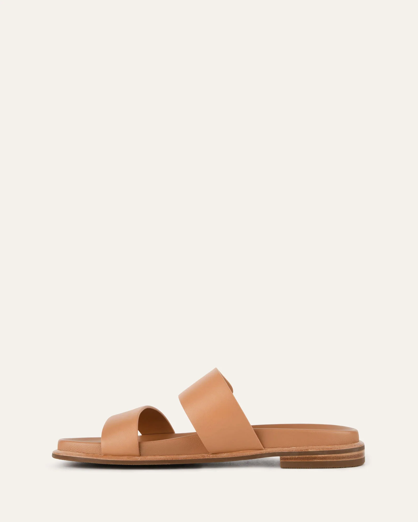 HAYES FLAT SANDALS TOFFEE LEATHER - Image 6