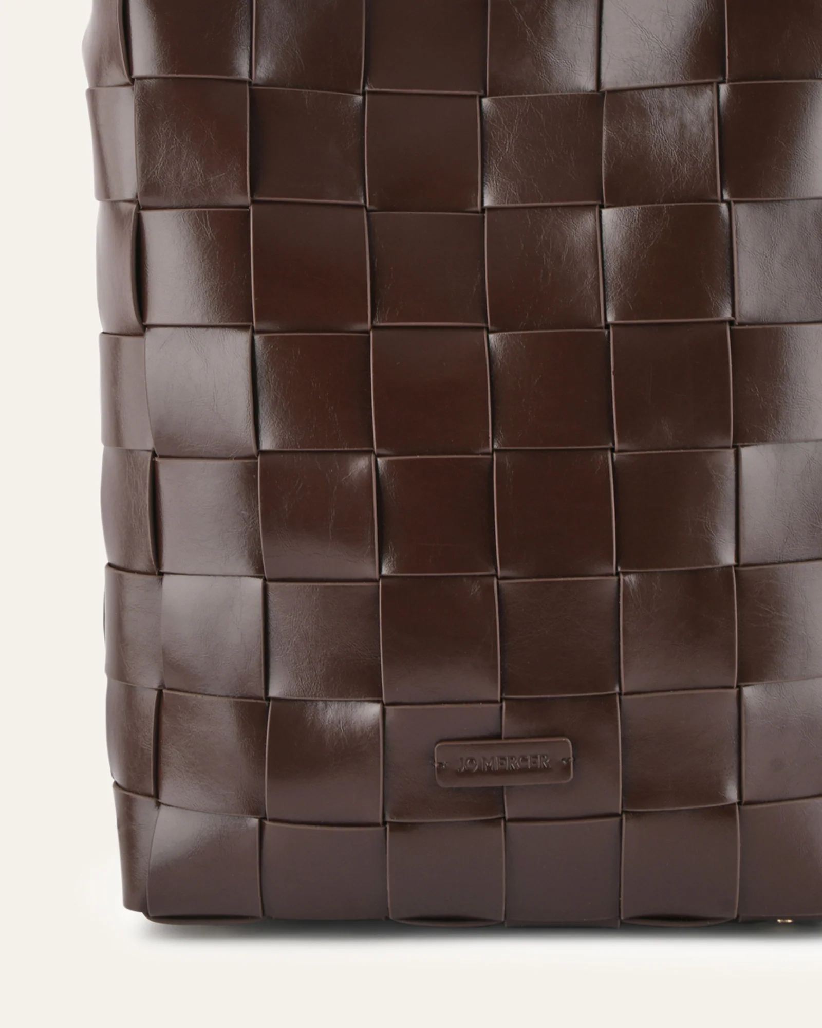 HAZE TOTE BAG BITTER CHOC LEATHER - Image 3