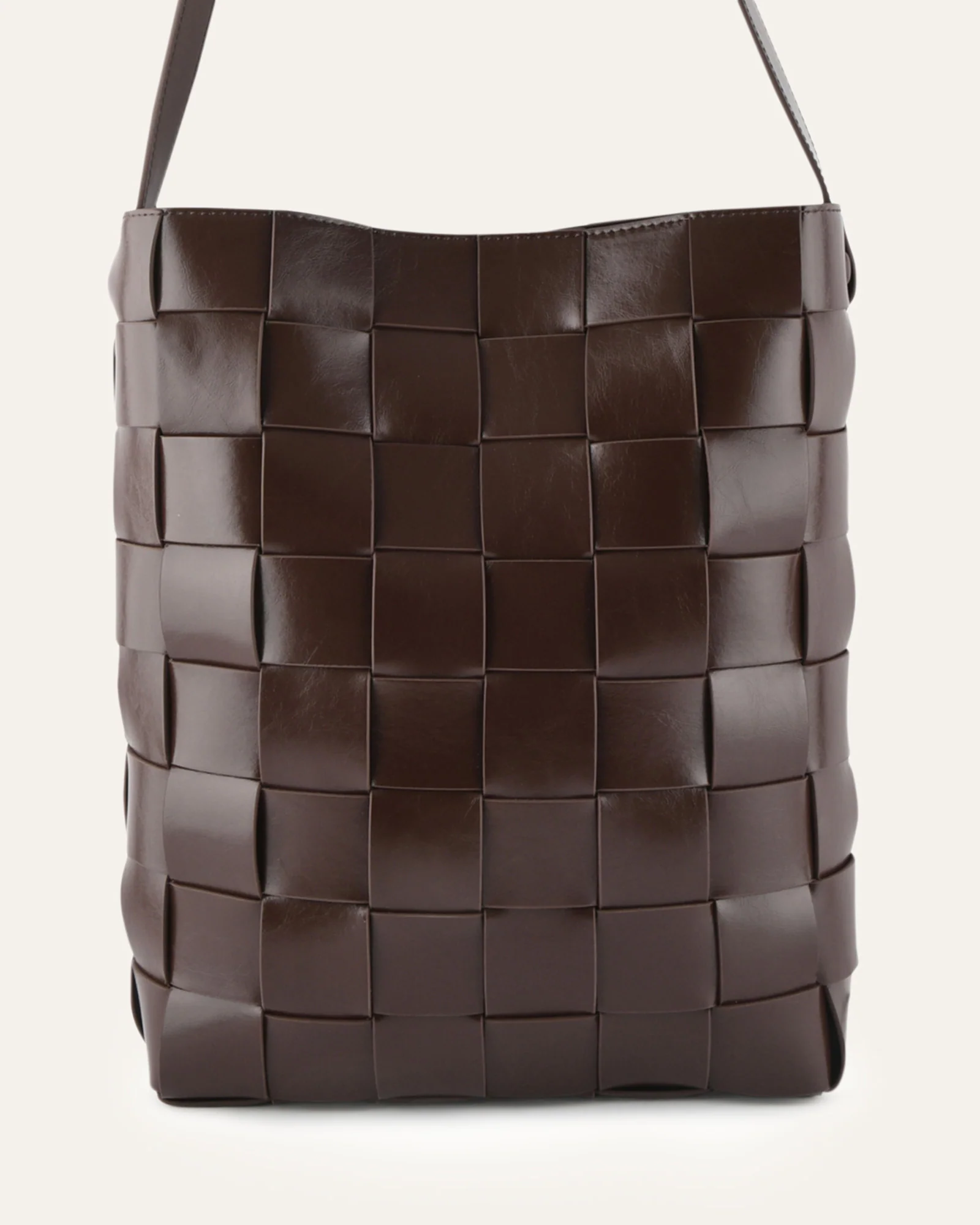HAZE TOTE BAG BITTER CHOC LEATHER - Image 4