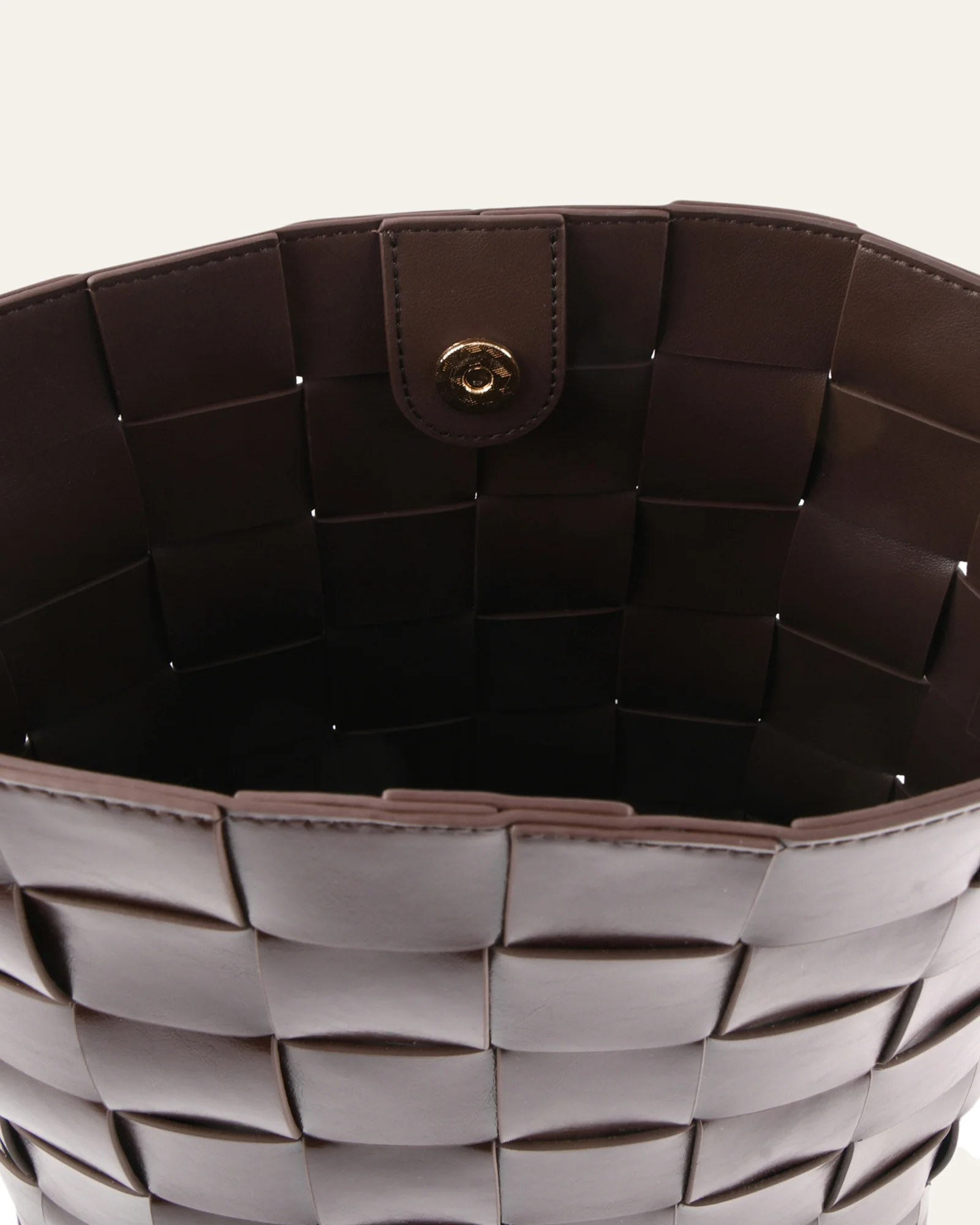 HAZE TOTE BAG BITTER CHOC LEATHER - Image 5