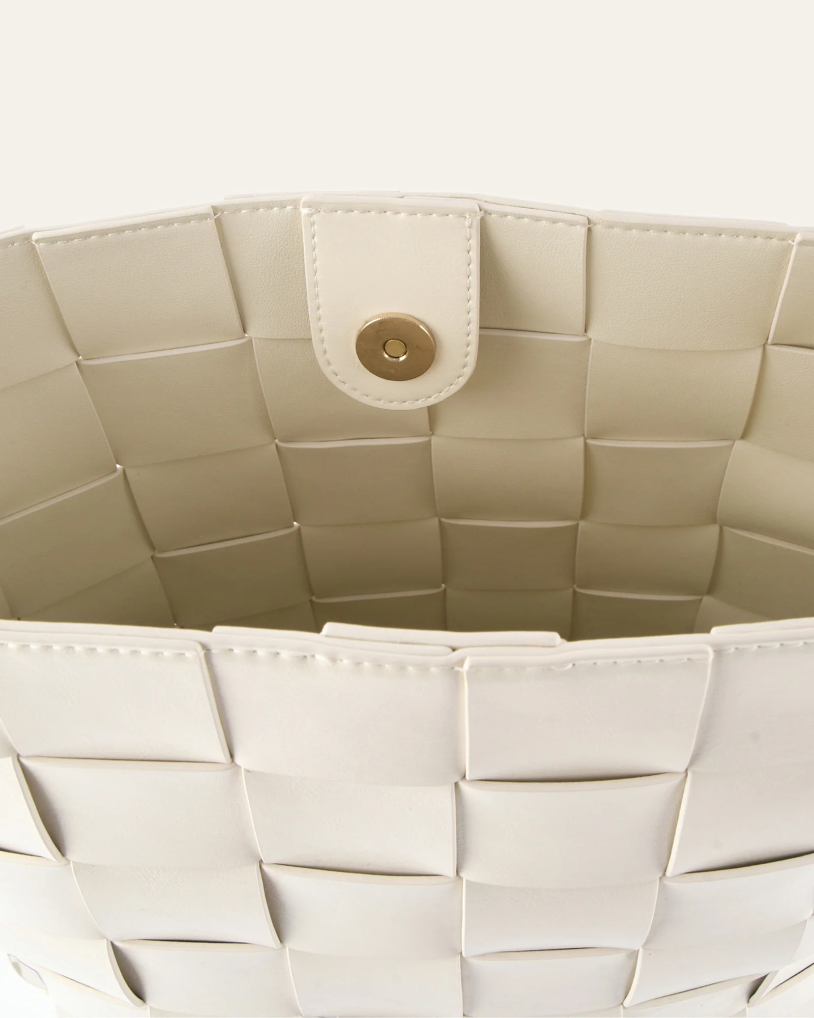 HAZE TOTE BAG OFF WHITE LEATHER - Image 5