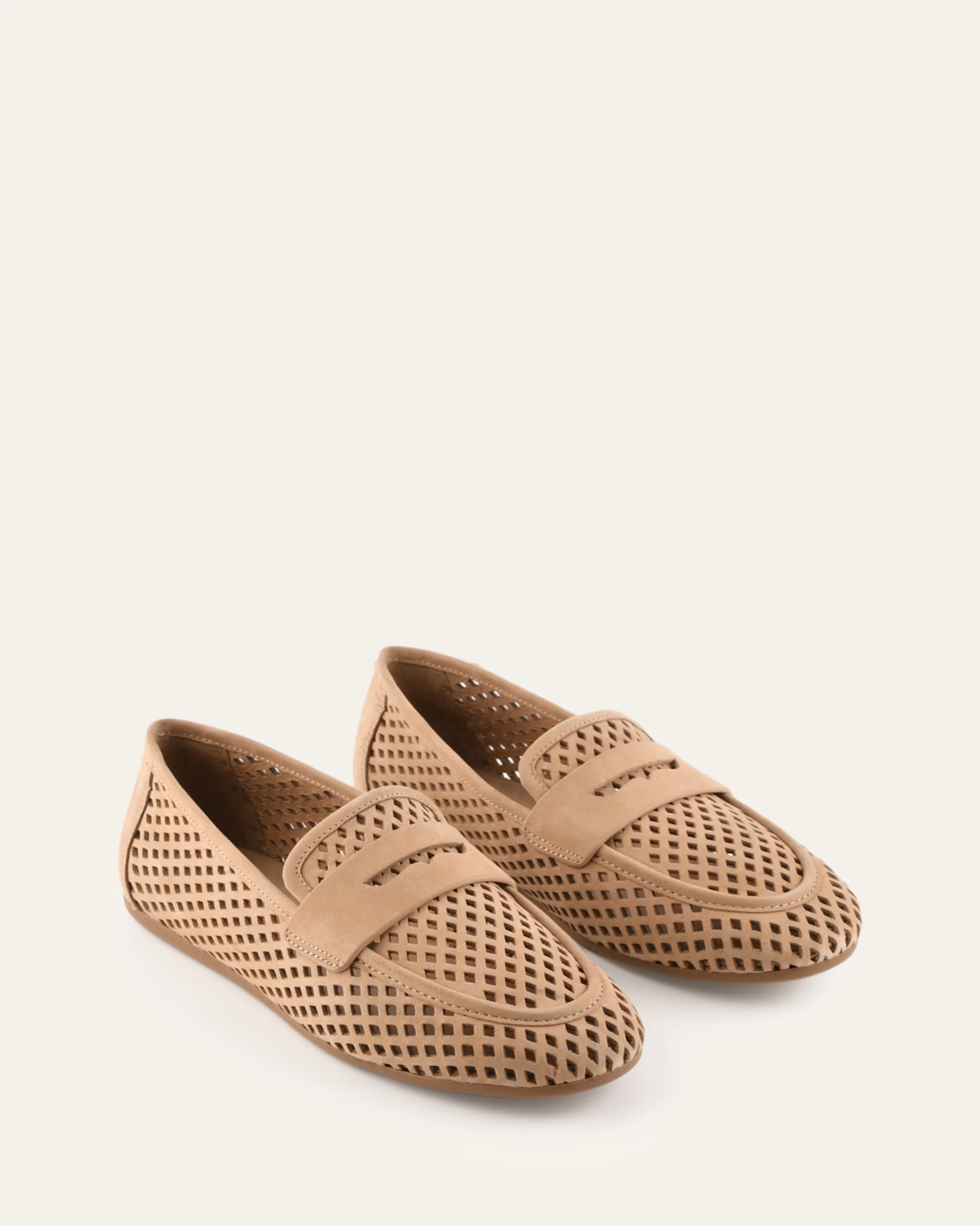 HEDLEY LOAFERS LATTE NUBUCK SUEDE - Image 5