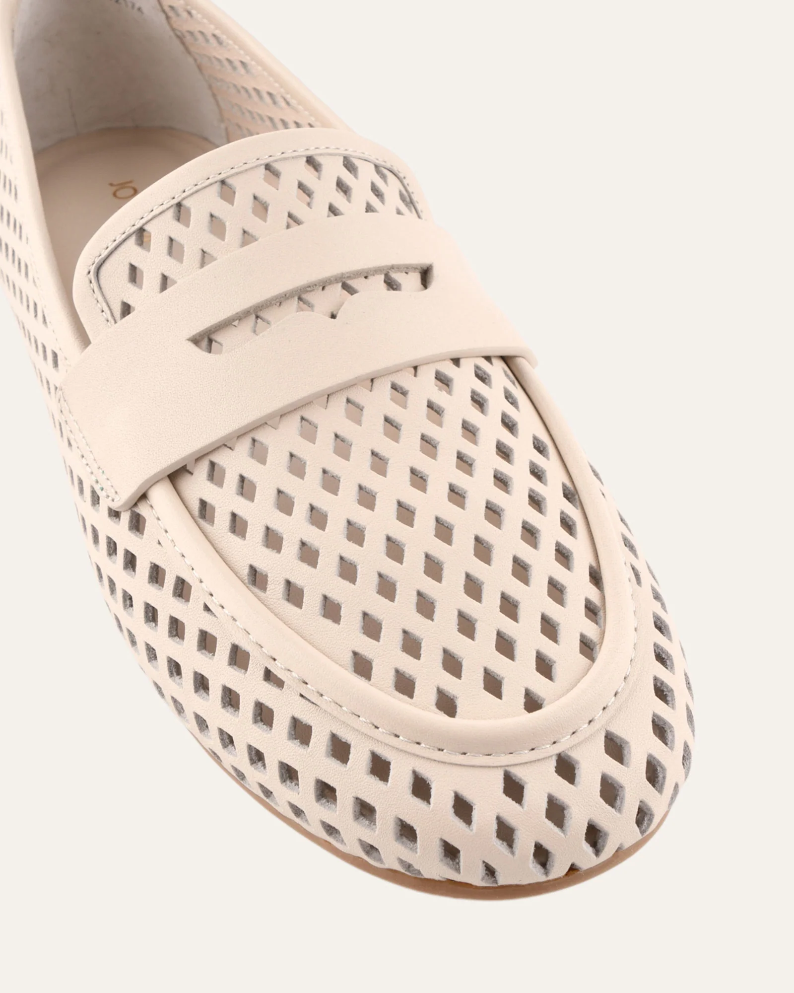 HEDLEY LOAFERS OFF WHITE LEATHER - Image 3