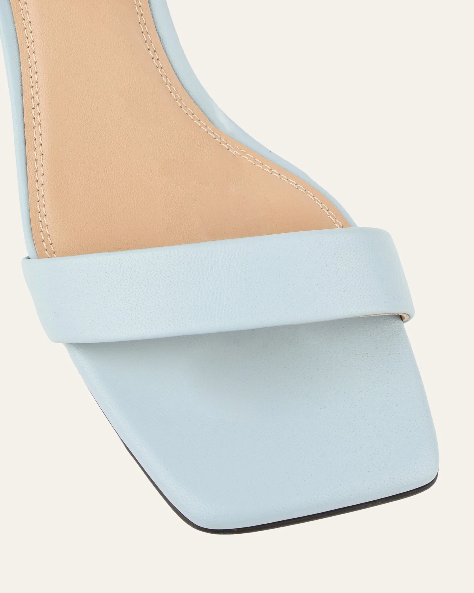 HELEN MID SANDALS DUSTY BLUE LEATHER - Image 4