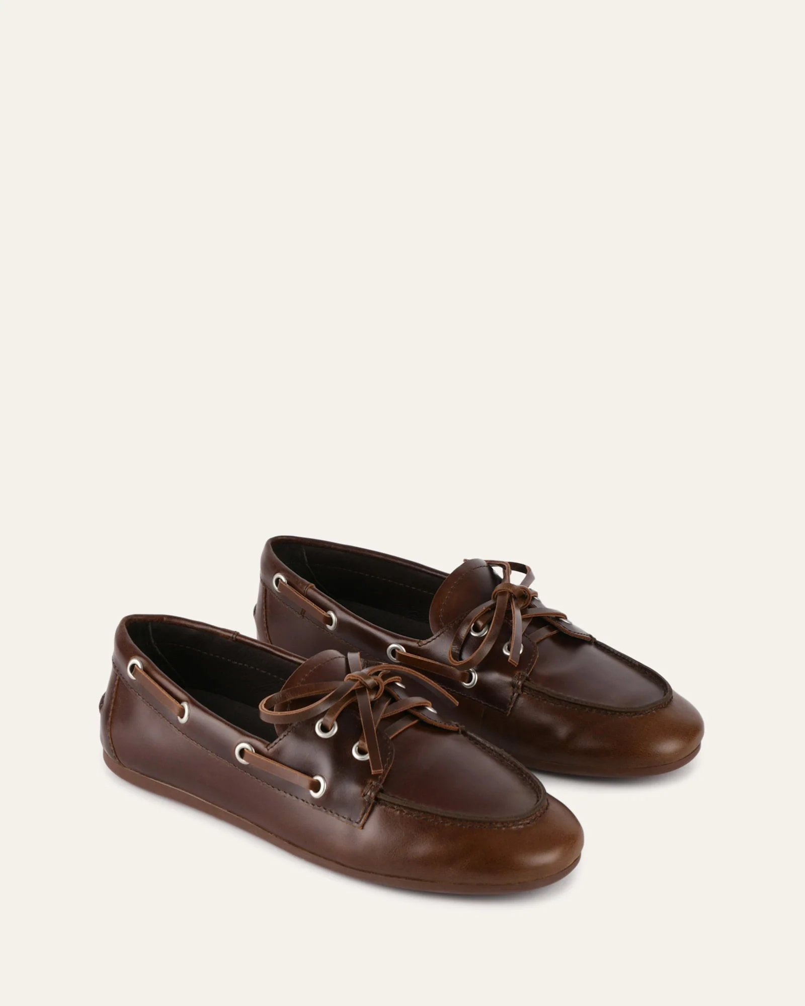 HELM LOAFERS PECAN WAXED LEATHER - Image 3