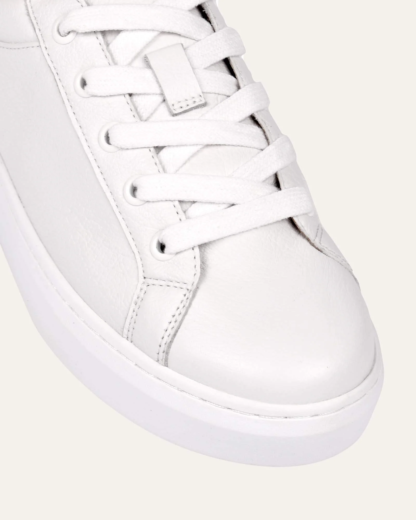 HILDA SNEAKERS WHITE LEATHER - Image 4