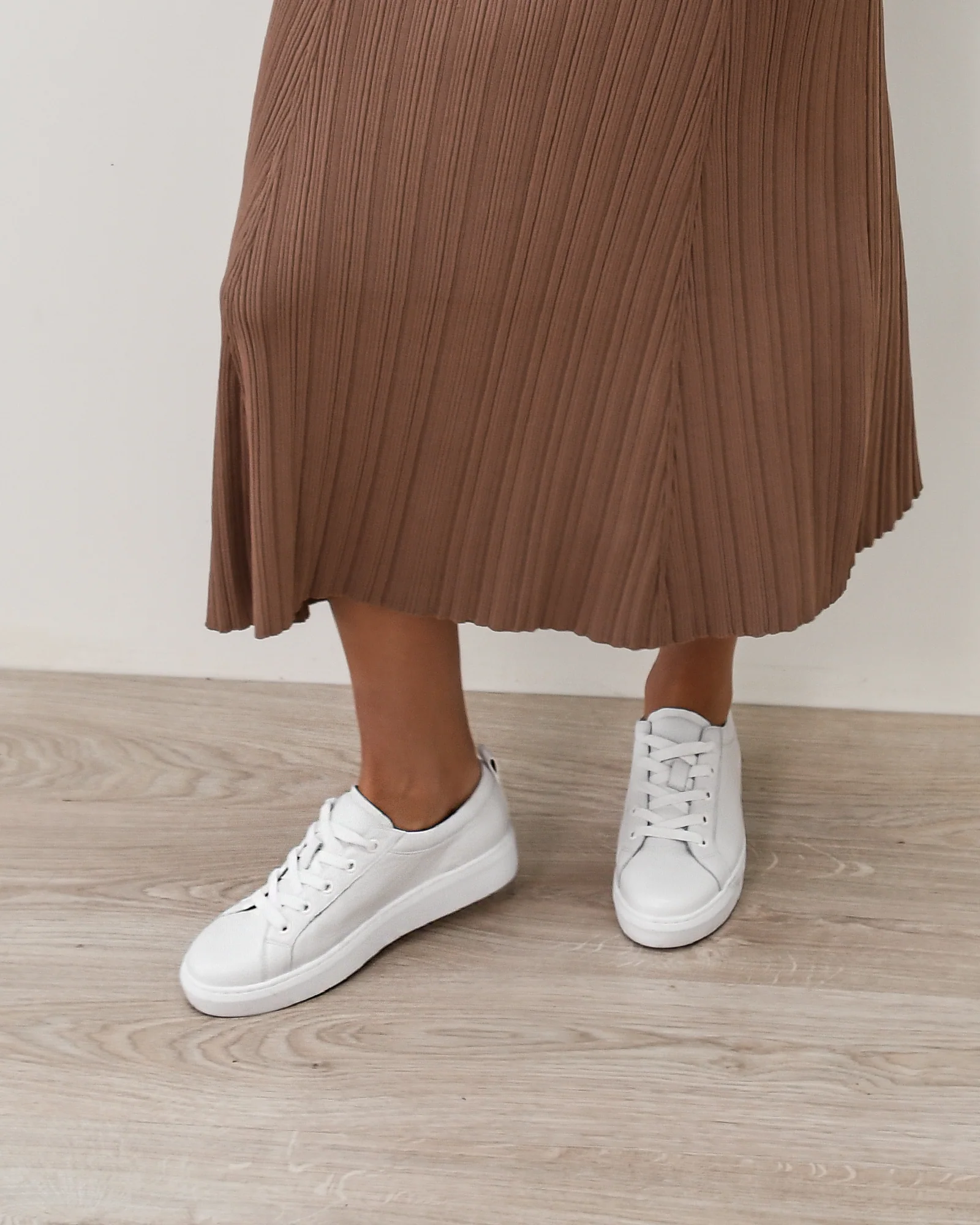 HILDA SNEAKERS WHITE LEATHER - Image 7