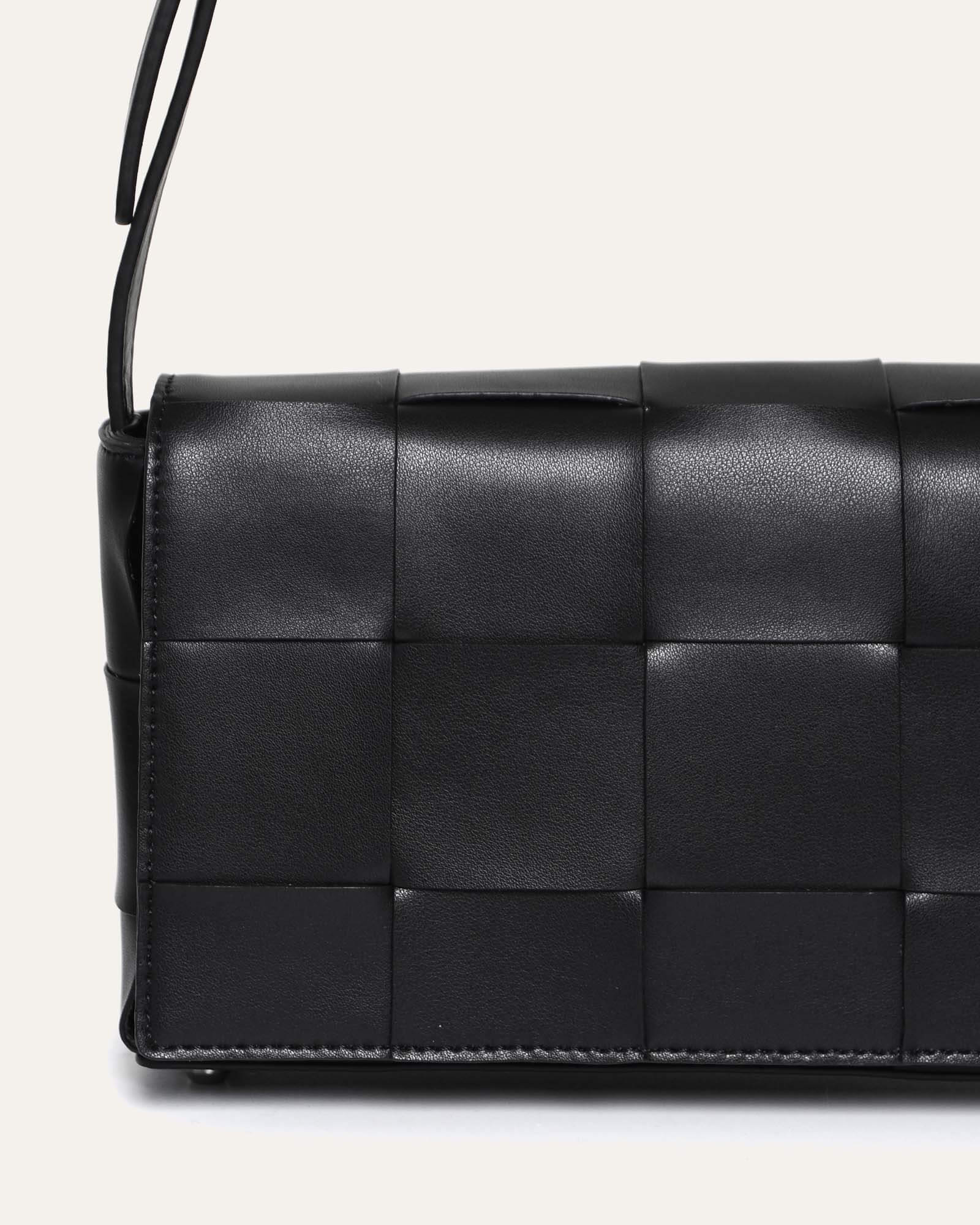 HONEY CROSS BODY BAG BLACK LEATHER - Image 3