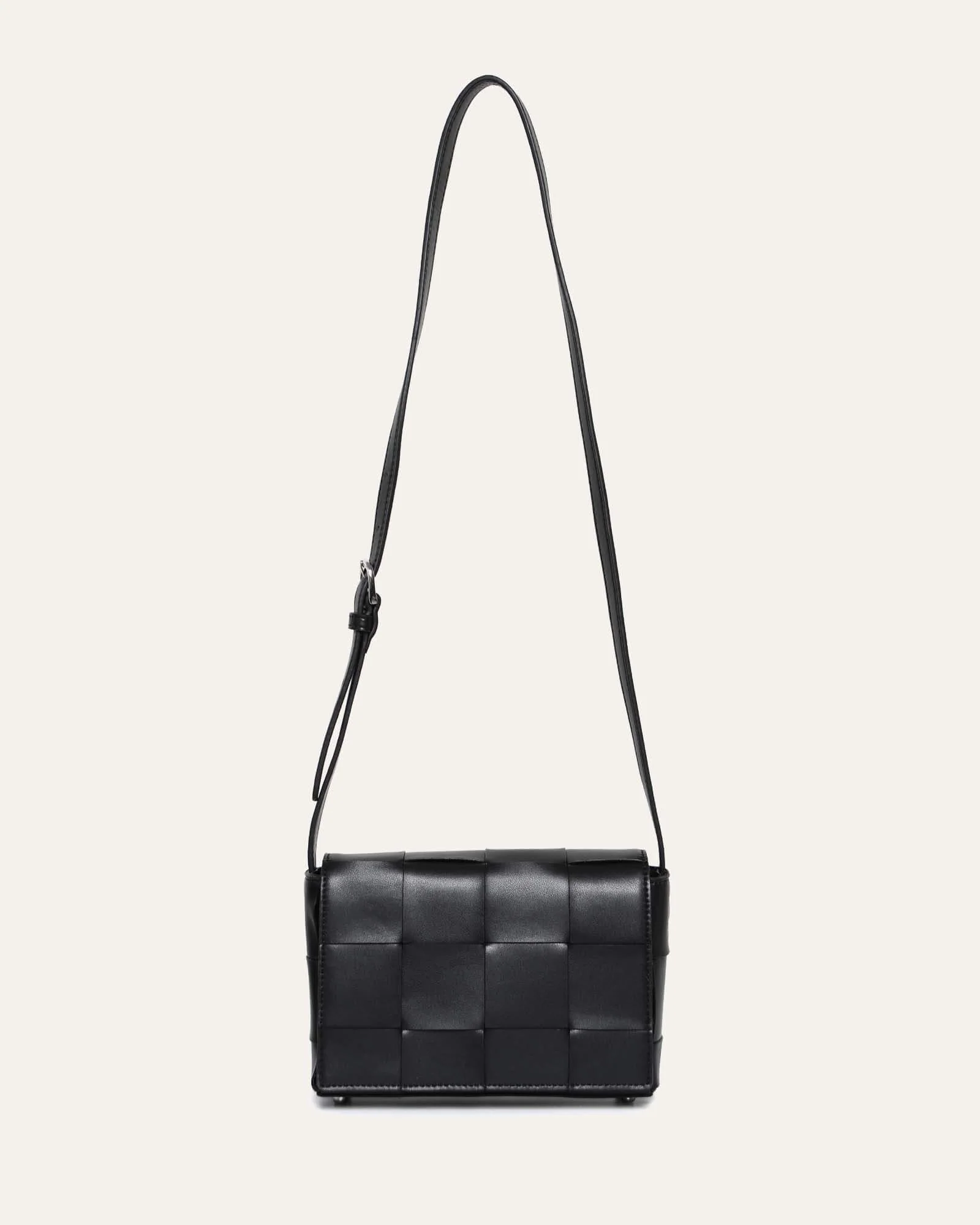 HONEY CROSS BODY BAG BLACK LEATHER - Image 6
