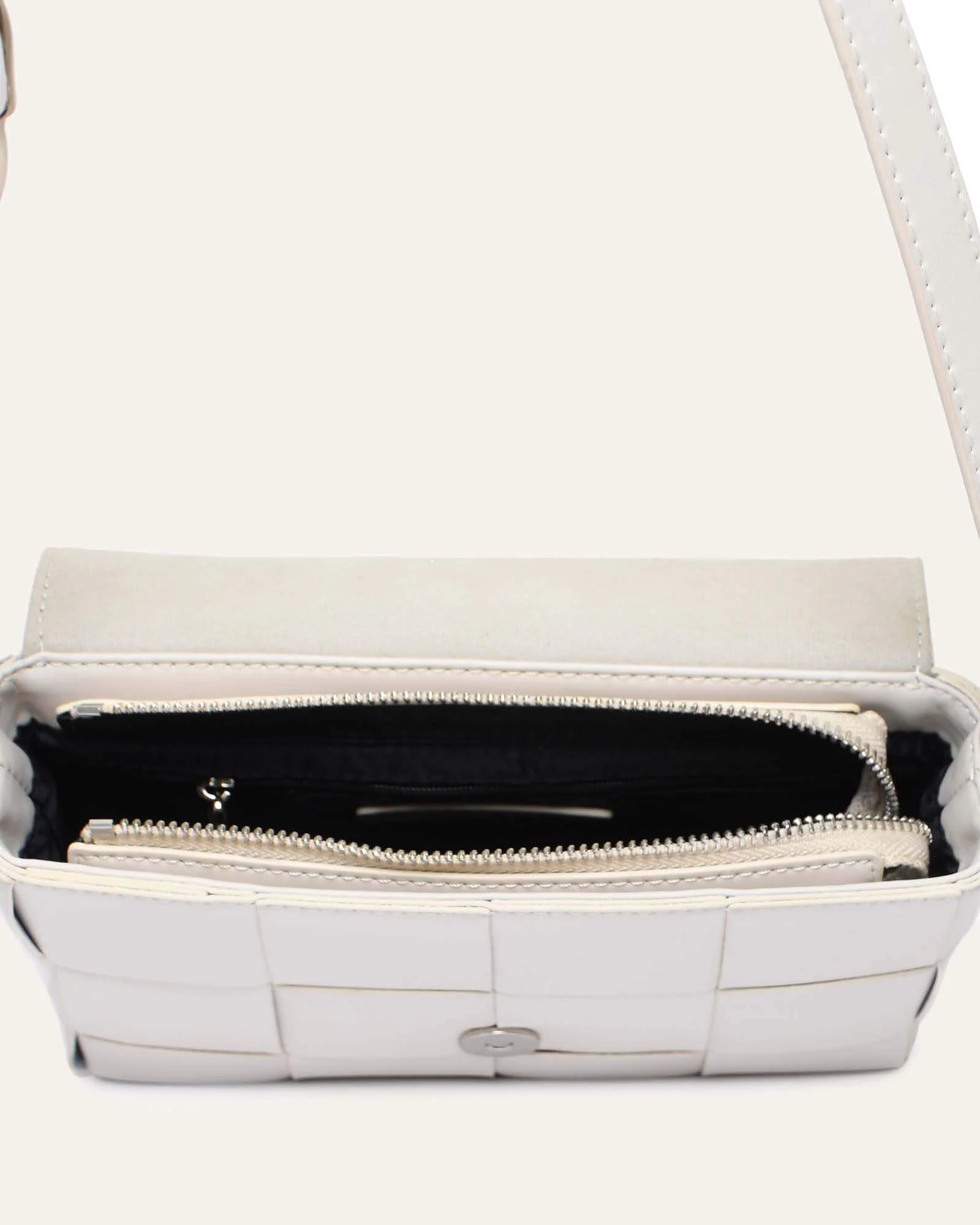 HONEY CROSS BODY BAG BONE LEATHER - Image 5