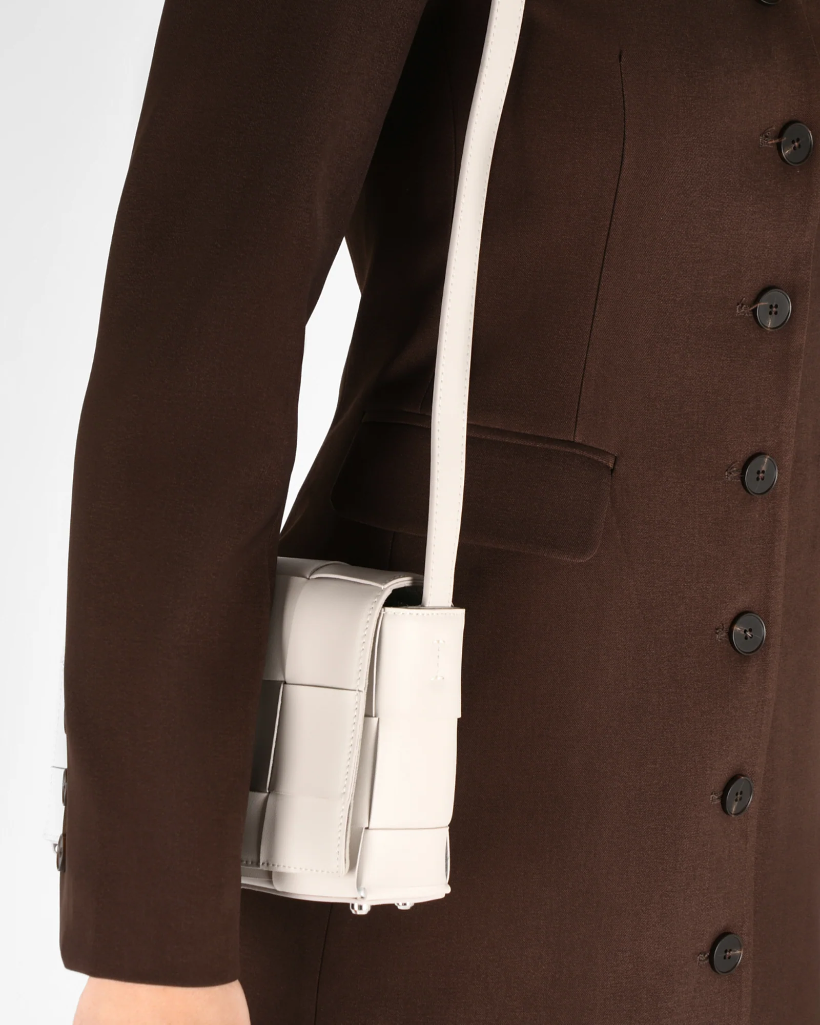 HONEY CROSS BODY BAG BONE LEATHER - Image 8