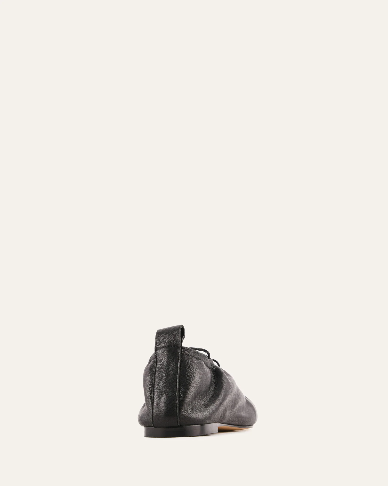 HUNTER CASUAL FLATS BLACK LEATHER - Image 5