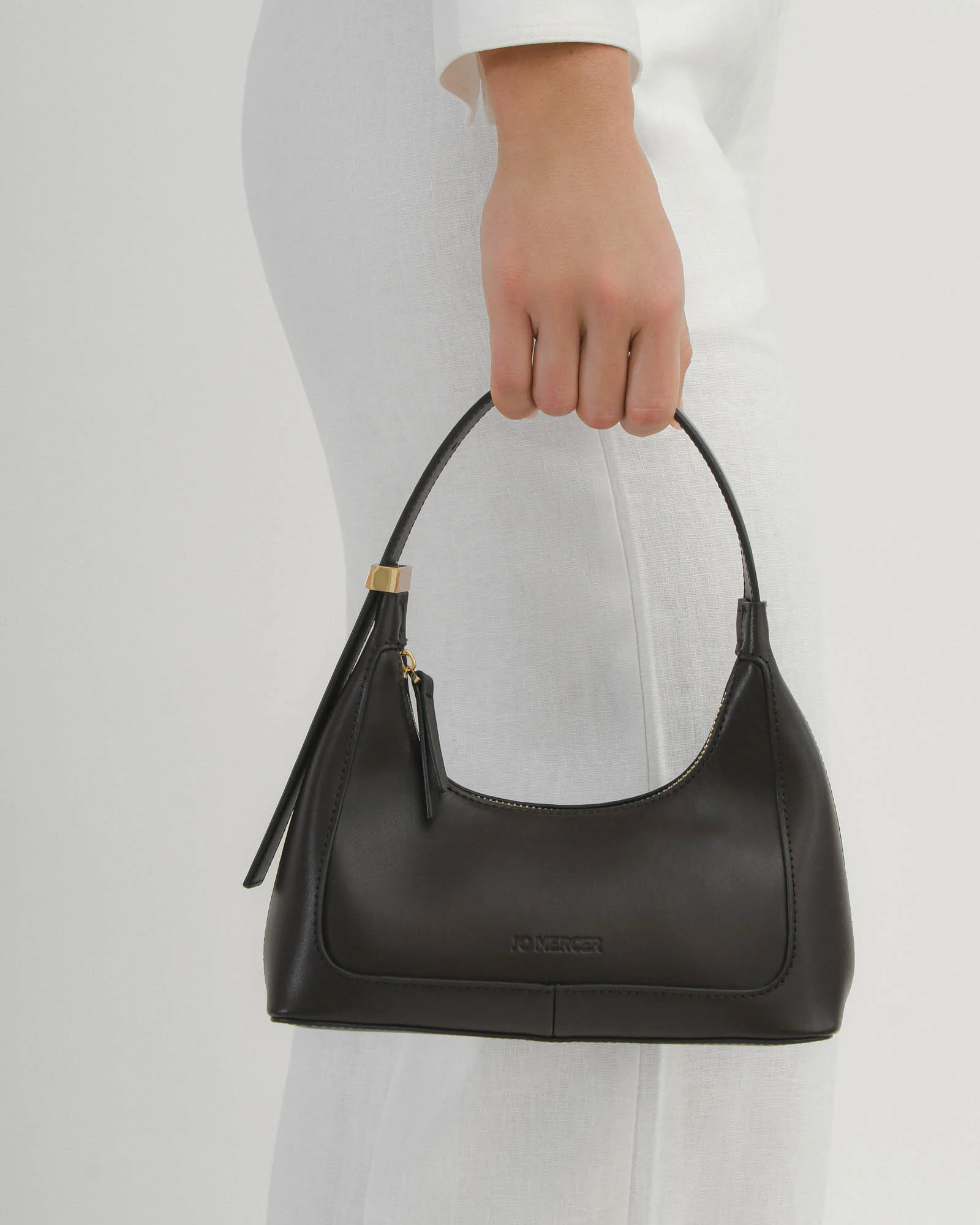 ISABEL SHOULDER BAG ESPRESSO LEATHER - Image 2