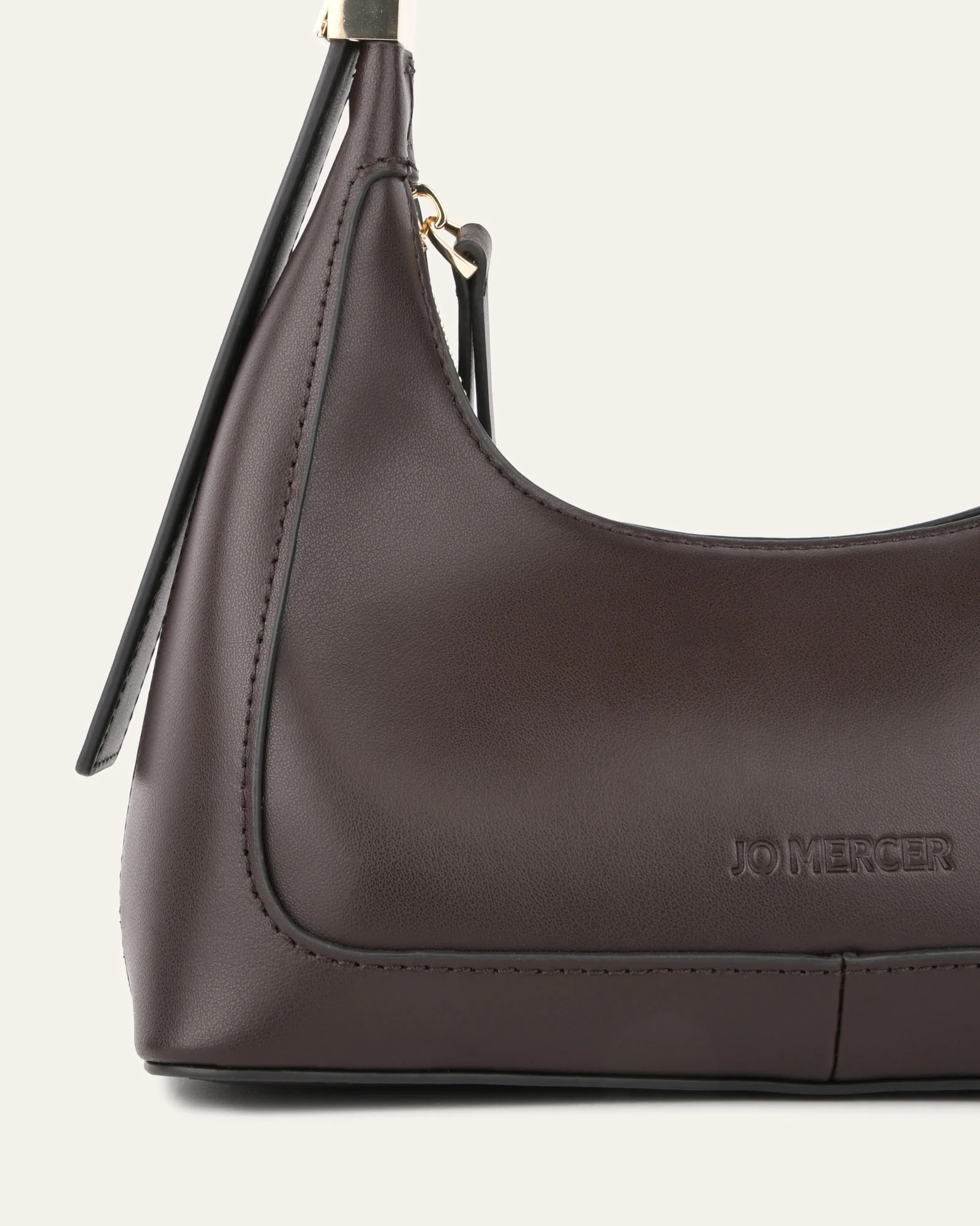 ISABEL SHOULDER BAG ESPRESSO LEATHER - Image 3