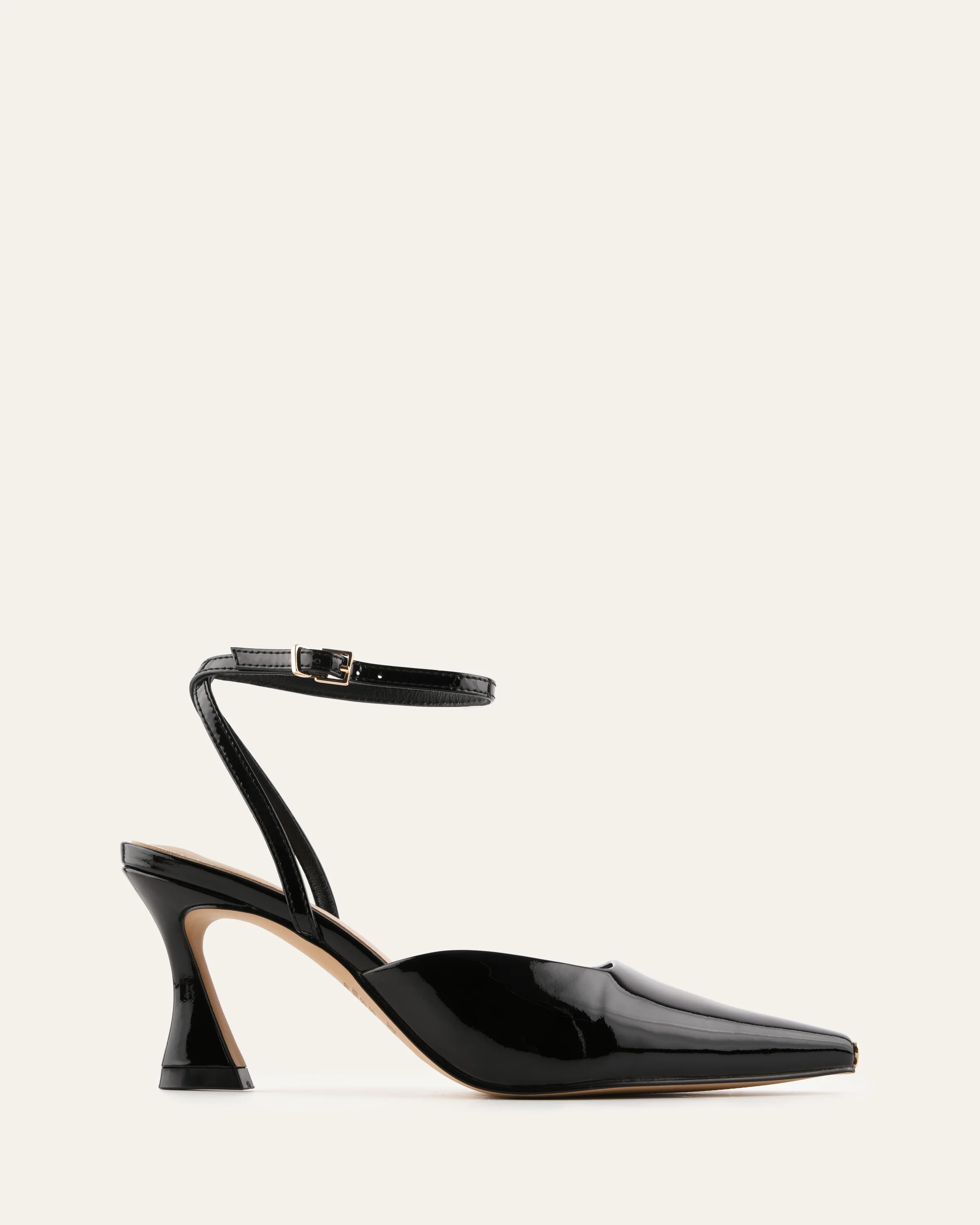 JACQULINE MID HEELS BLACK PATENT