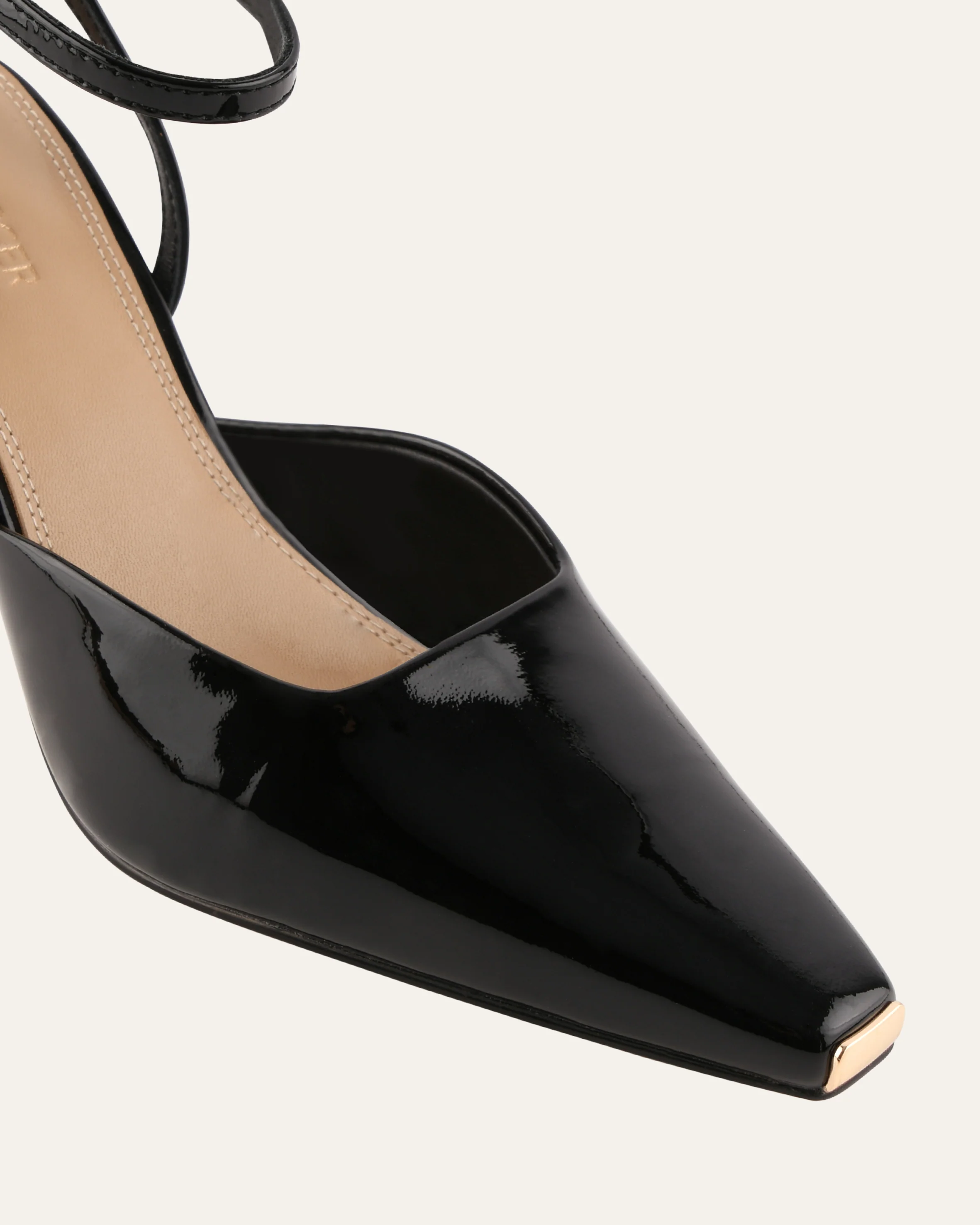 JACQULINE MID HEELS BLACK PATENT - Image 4