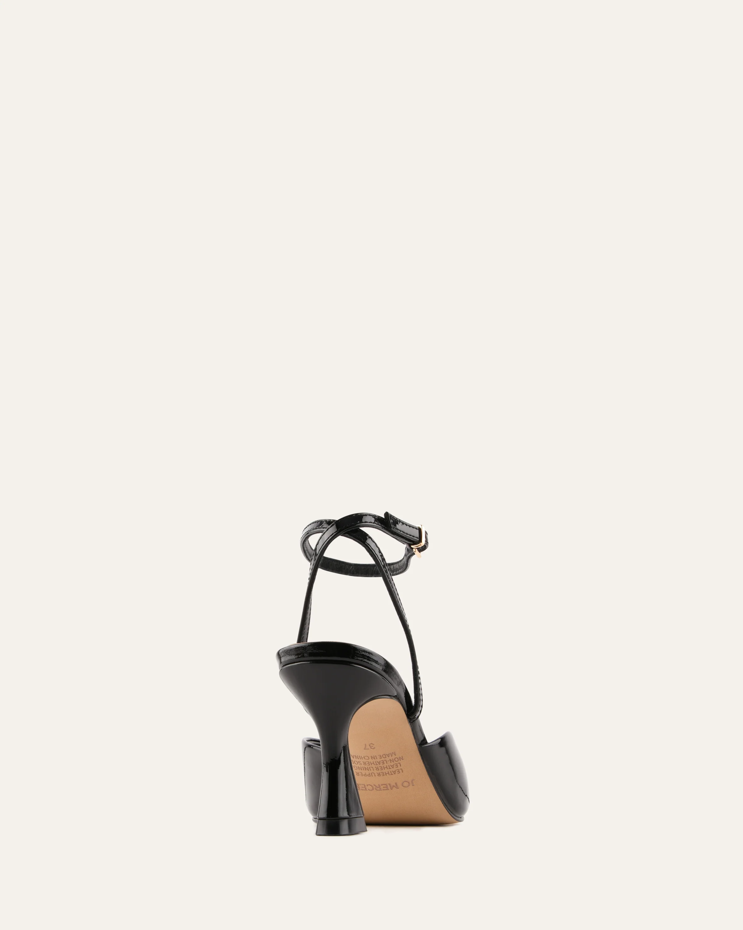 JACQULINE MID HEELS BLACK PATENT - Image 5
