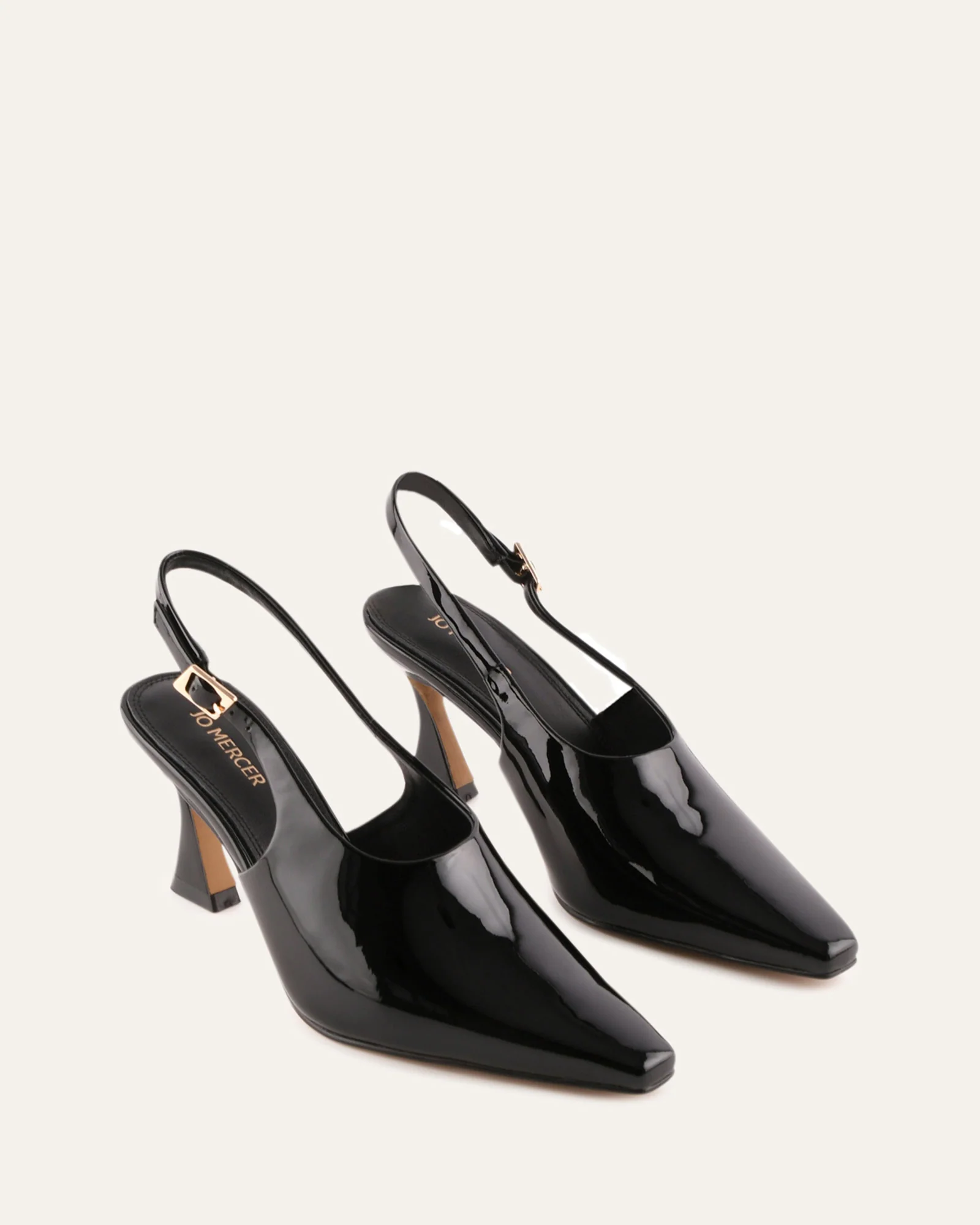 JANE MID HEELS BLACK PATENT - Image 4