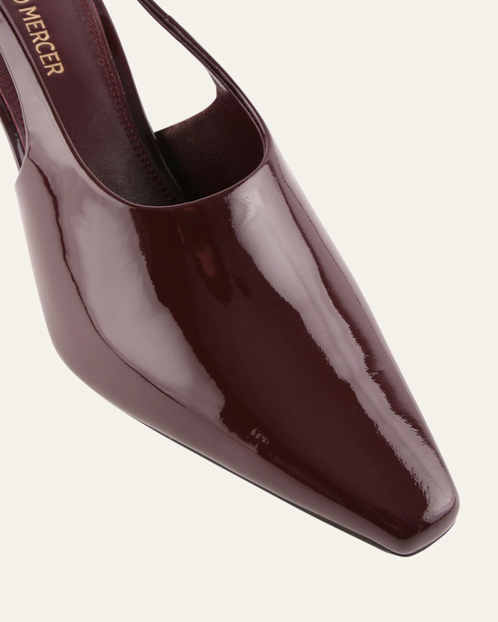 JANE MID HEELS MERLOT PATENT - Image 4