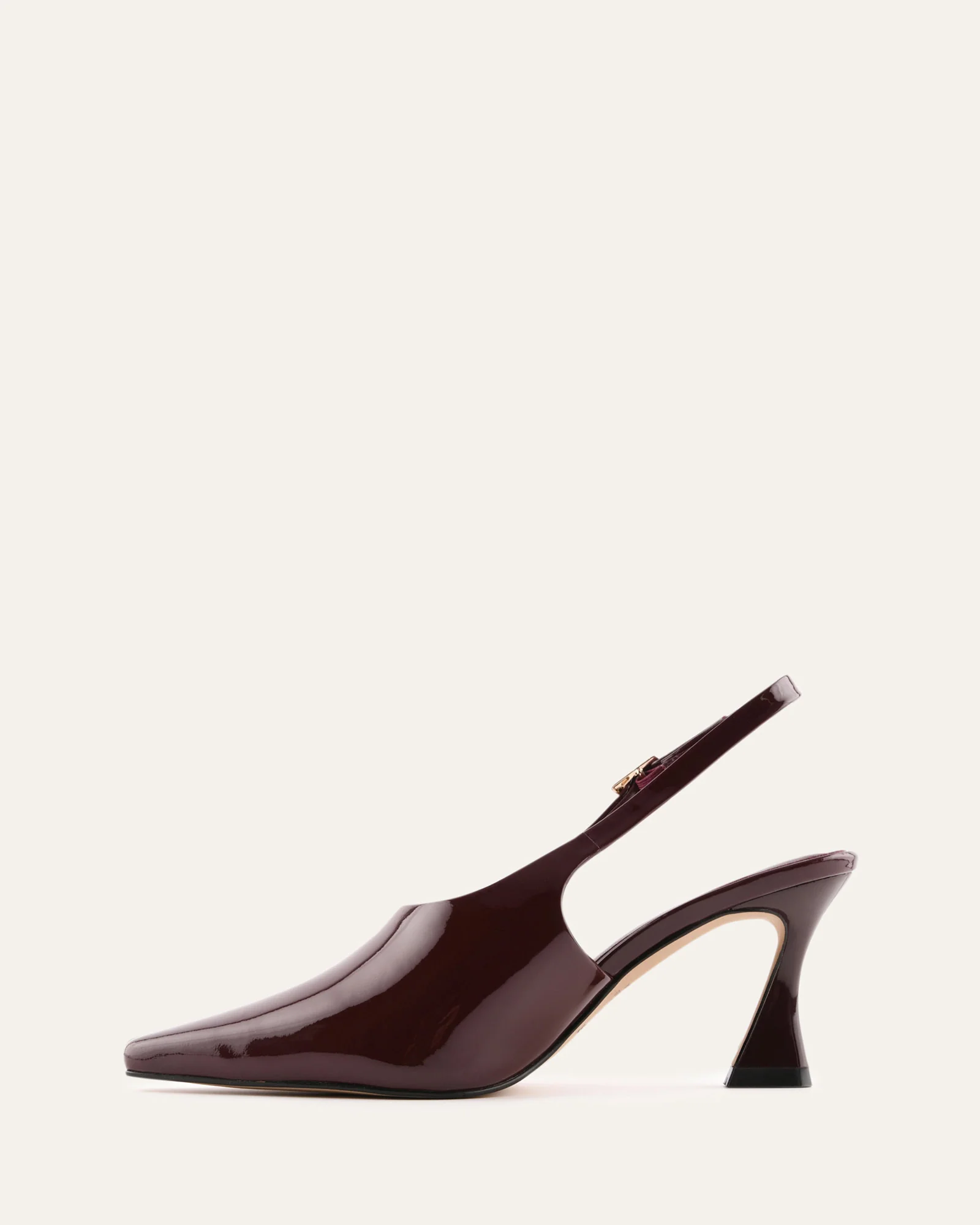 JANE MID HEELS MERLOT PATENT - Image 6