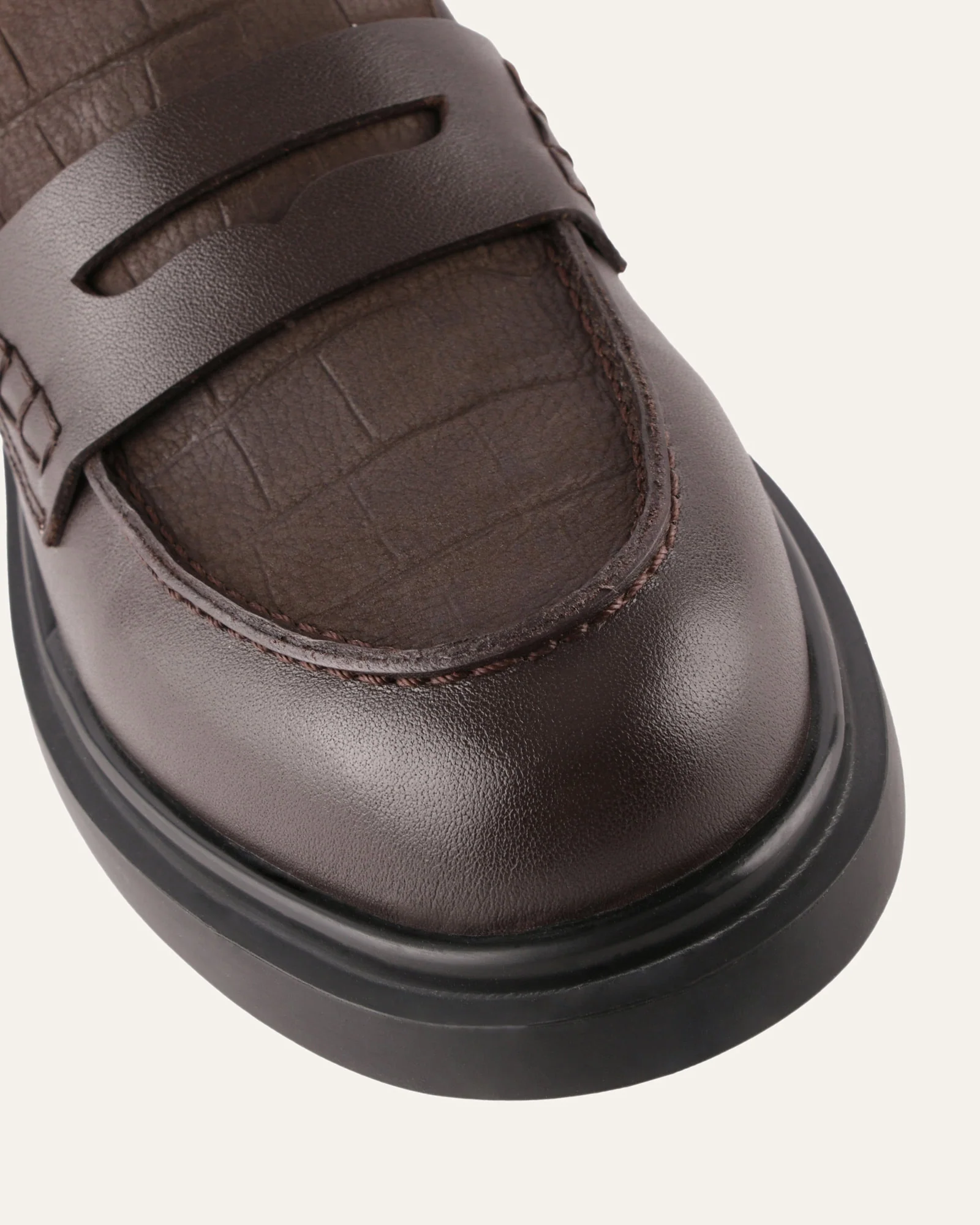 JARVIS LOAFERS BITTER CHOC MULTI - Image 4