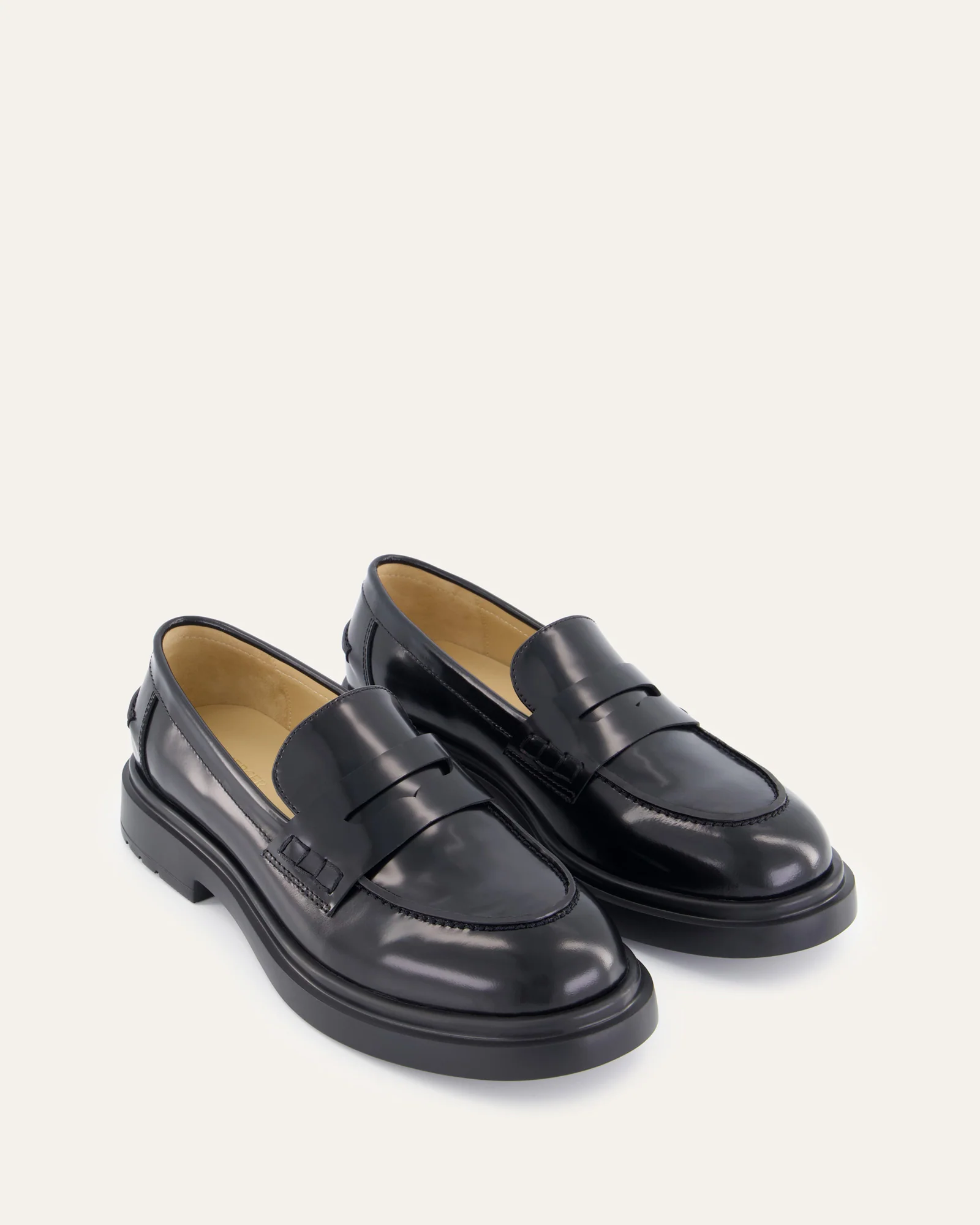 JARVIS LOAFERS BLACK LEATHER - Image 4